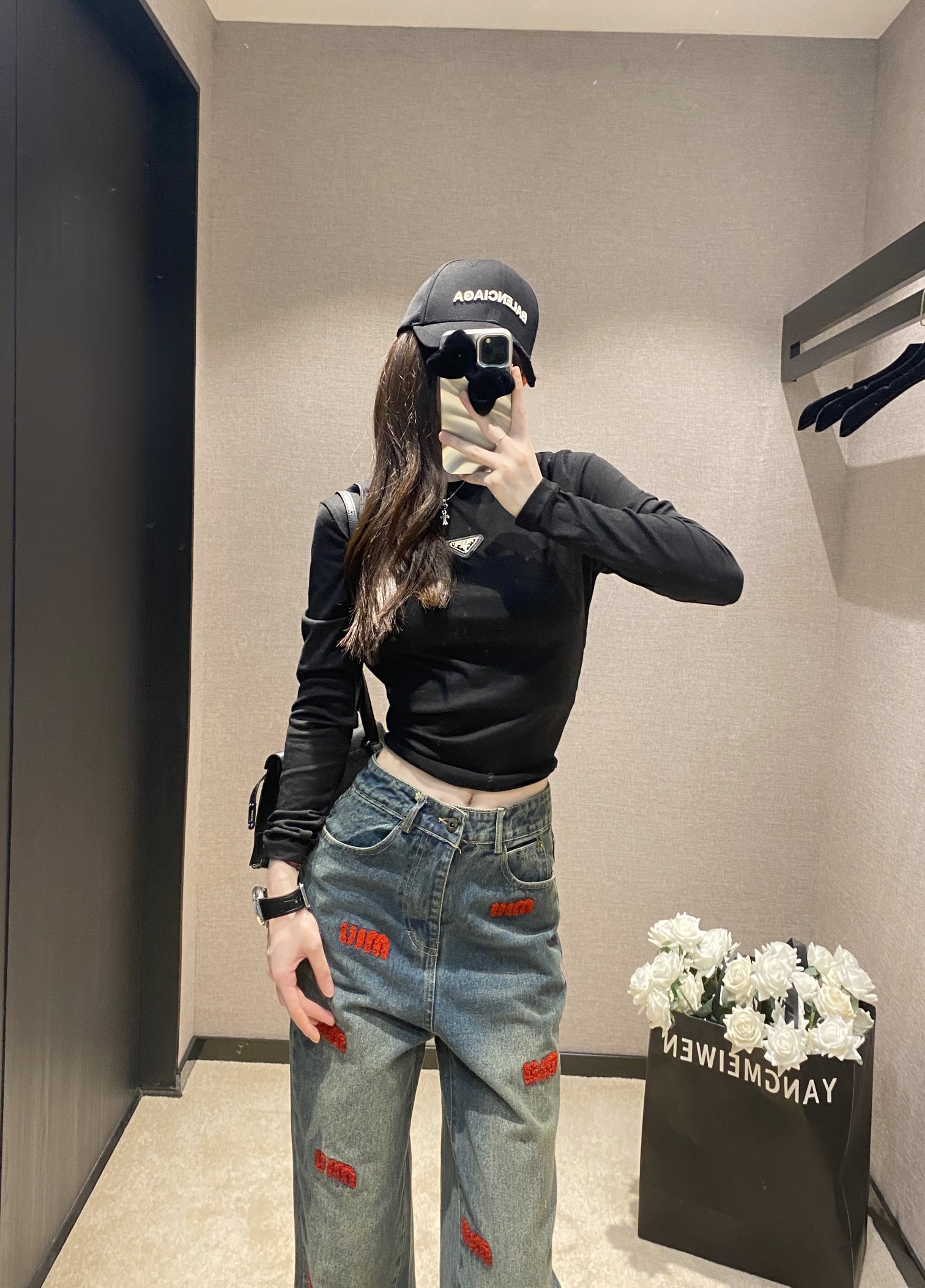 プラダ メンズ t シャツコピー トップス 長袖 インナー服 薄い シンプル セクシー服 レディース ブラック_6