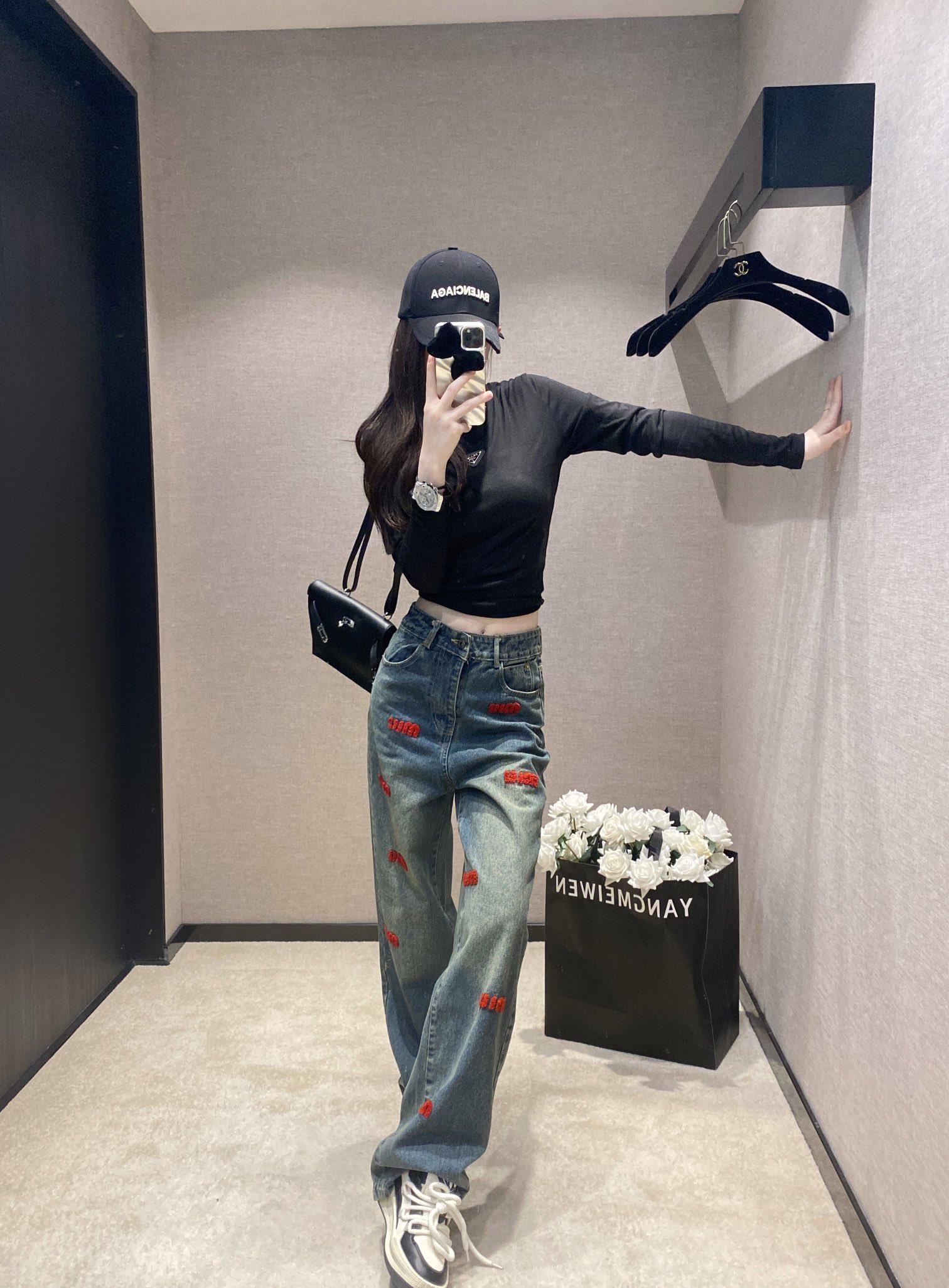 プラダ メンズ t シャツコピー トップス 長袖 インナー服 薄い シンプル セクシー服 レディース ブラック_7