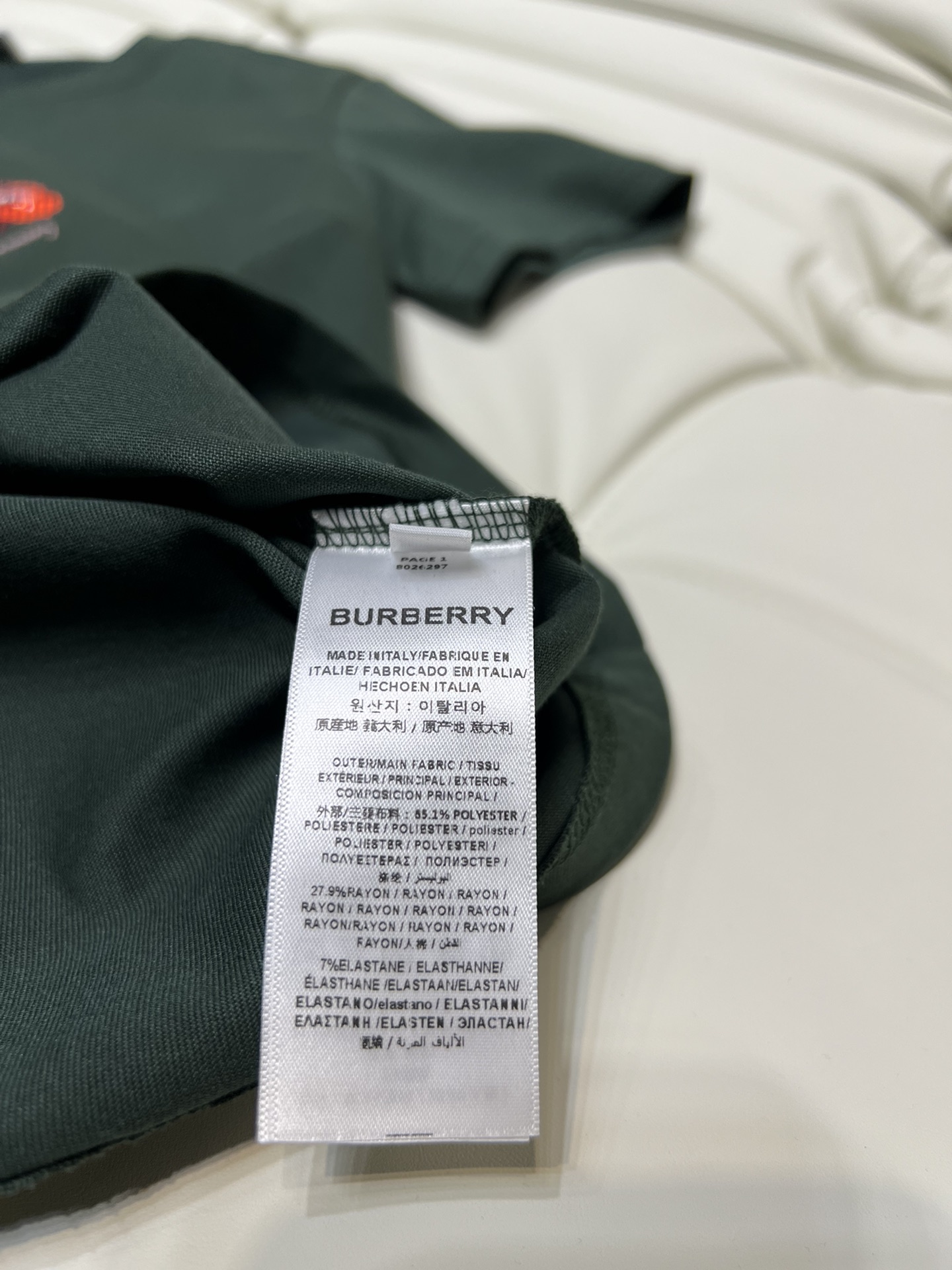 注目される美品バーバリーtシャツメンズコピー コットン素材 快適で通気性抜群_6