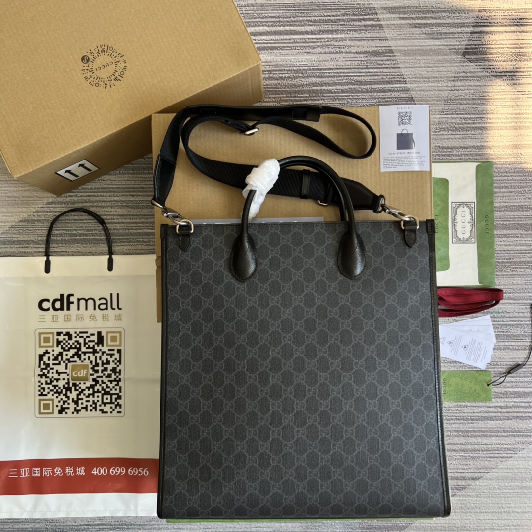 注目される美品バッグ gucciスーパーコピー674155 豪華なブラウンパターンレザー_2