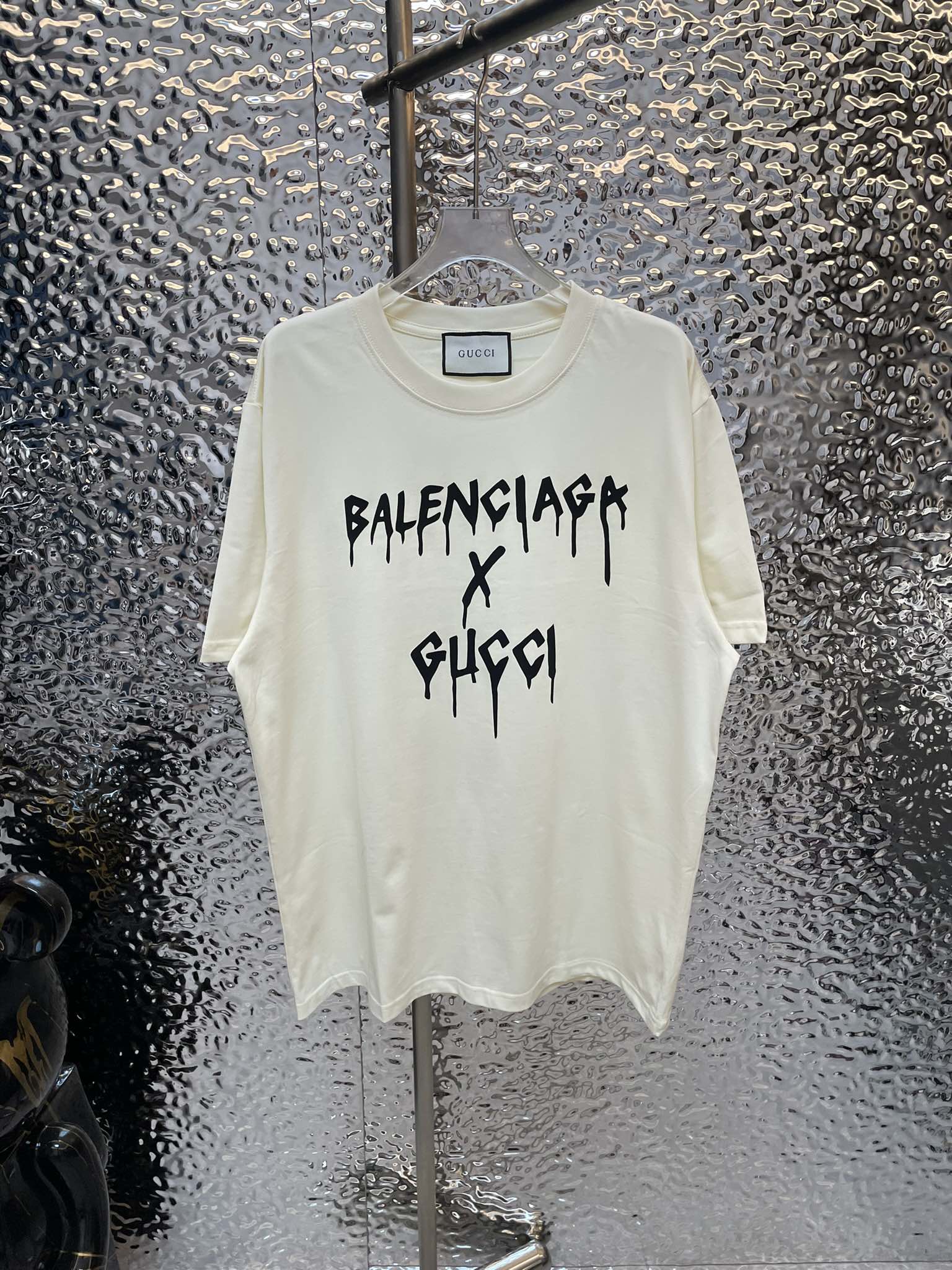 春夏 特集   tシャツ 値段 バレンシアガ n級品 バレンシアガ x グッチ Tシャツ  コラボレーション_1
