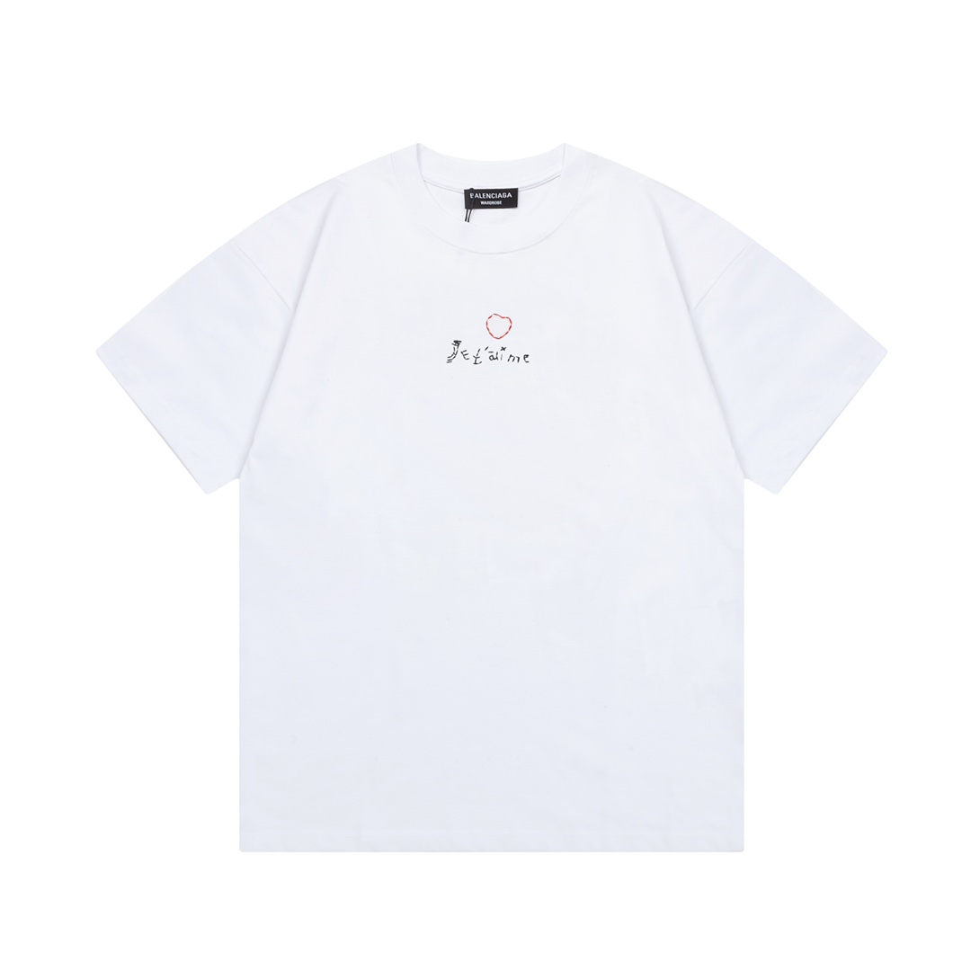 話題となる人気品バレンシアガ  usa  tシャツスーパーコピー トレンド感 リラックスフィット_1