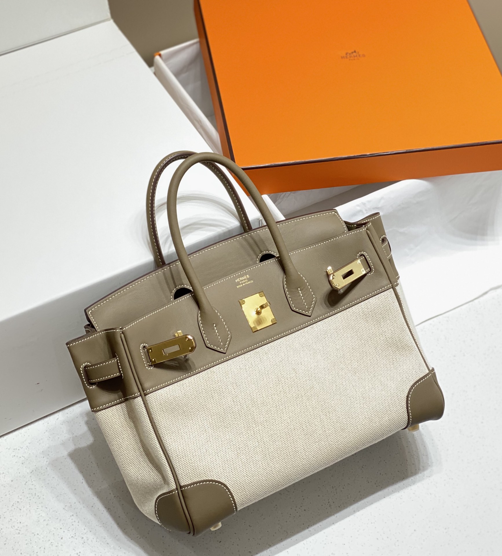 2023定番人気エルメスバッグ アウトレット偽物BIRKIN 30CM 特製キャンバス_1