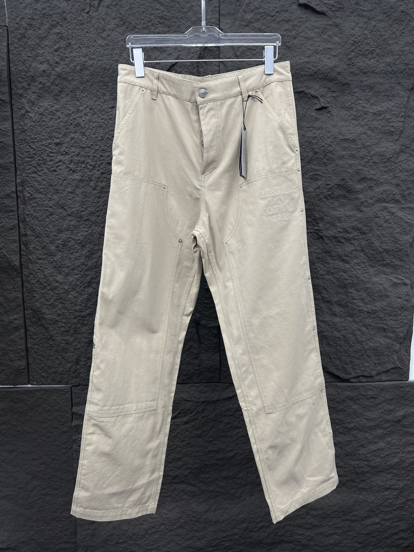 オシャレにお得100%新品ディオールズボンコピーコットン キャンバス製 ワークパンツ_1