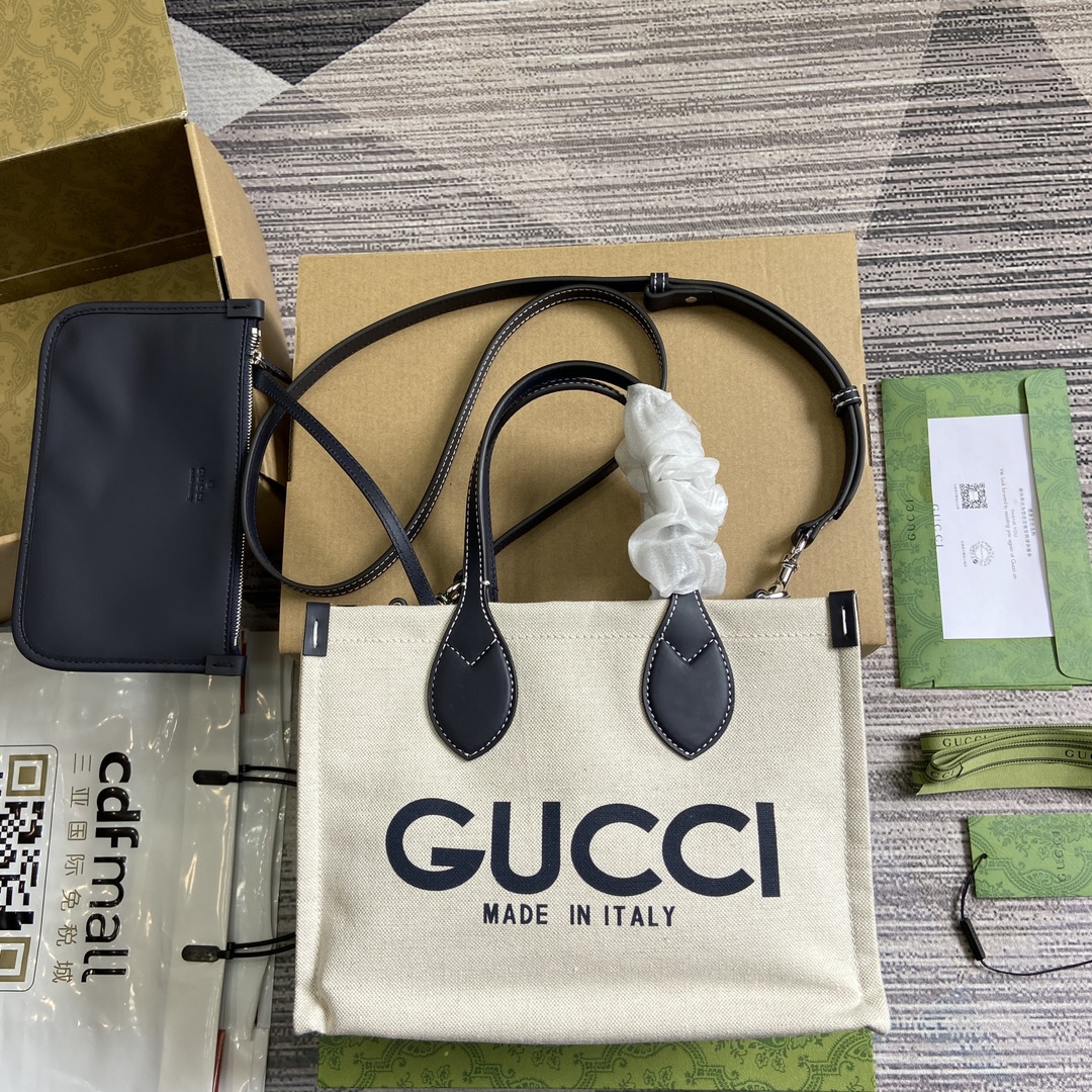センスアップ！最前線2024春夏グッチアンバックスーパーコピー772144 Gucciプリントトートバッグ_1