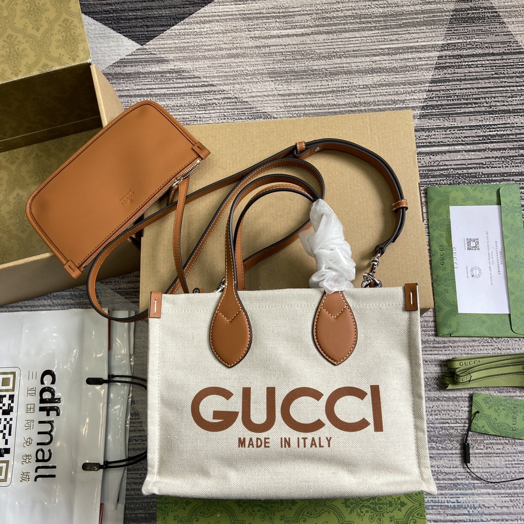 最安値に挑戦グッチカバンコピー772144 Gucciプリントトートバッグ_1