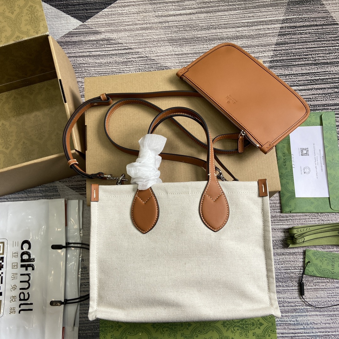 最安値に挑戦グッチカバンコピー772144 Gucciプリントトートバッグ_2