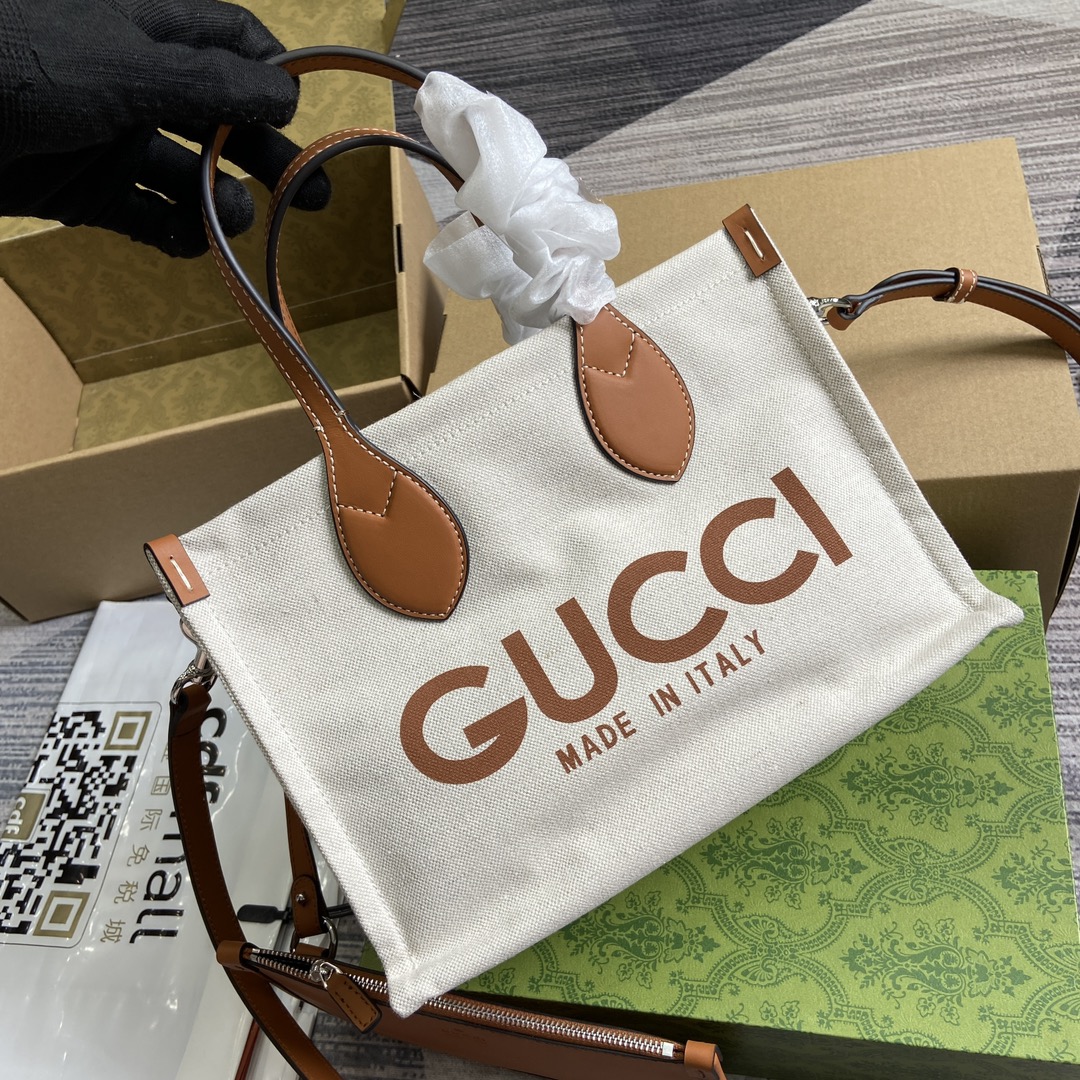 最安値に挑戦グッチカバンコピー772144 Gucciプリントトートバッグ_4
