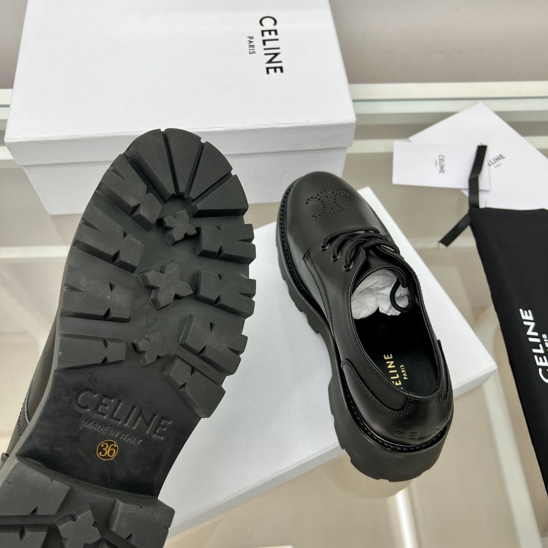 爆買いで大得価のセリーヌ靴コピー 本革 ブーツ ショットカット あるきやすい ファッション ブラック_9