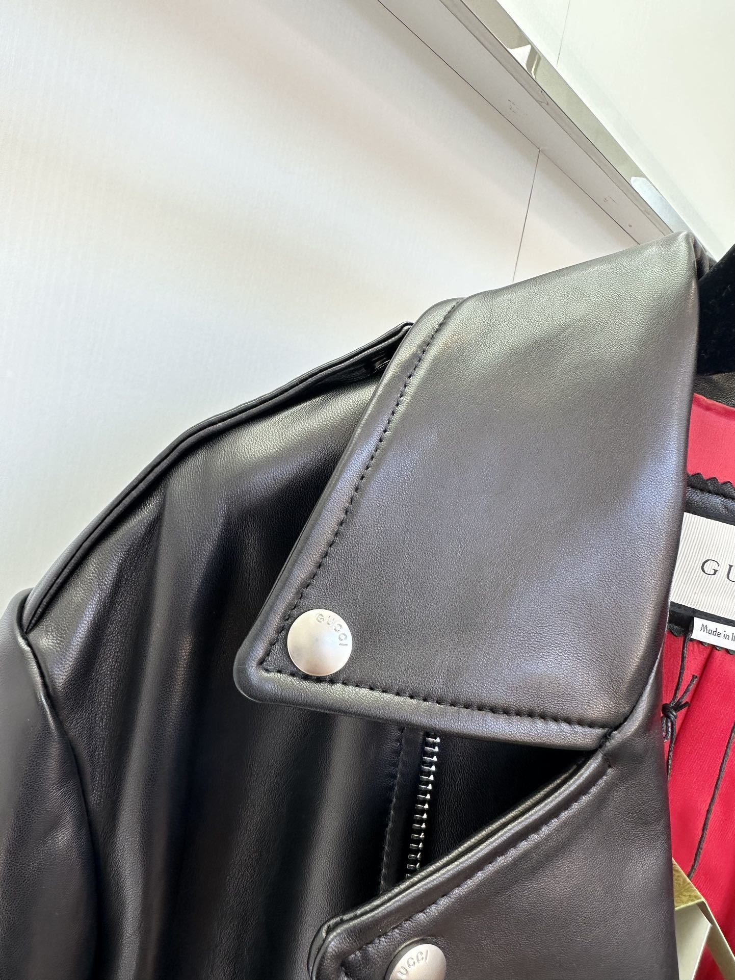 人気流行品 gucci アウターコピー トップス ジャケット レザー 本革 ファッション 高級品 ブラック_8