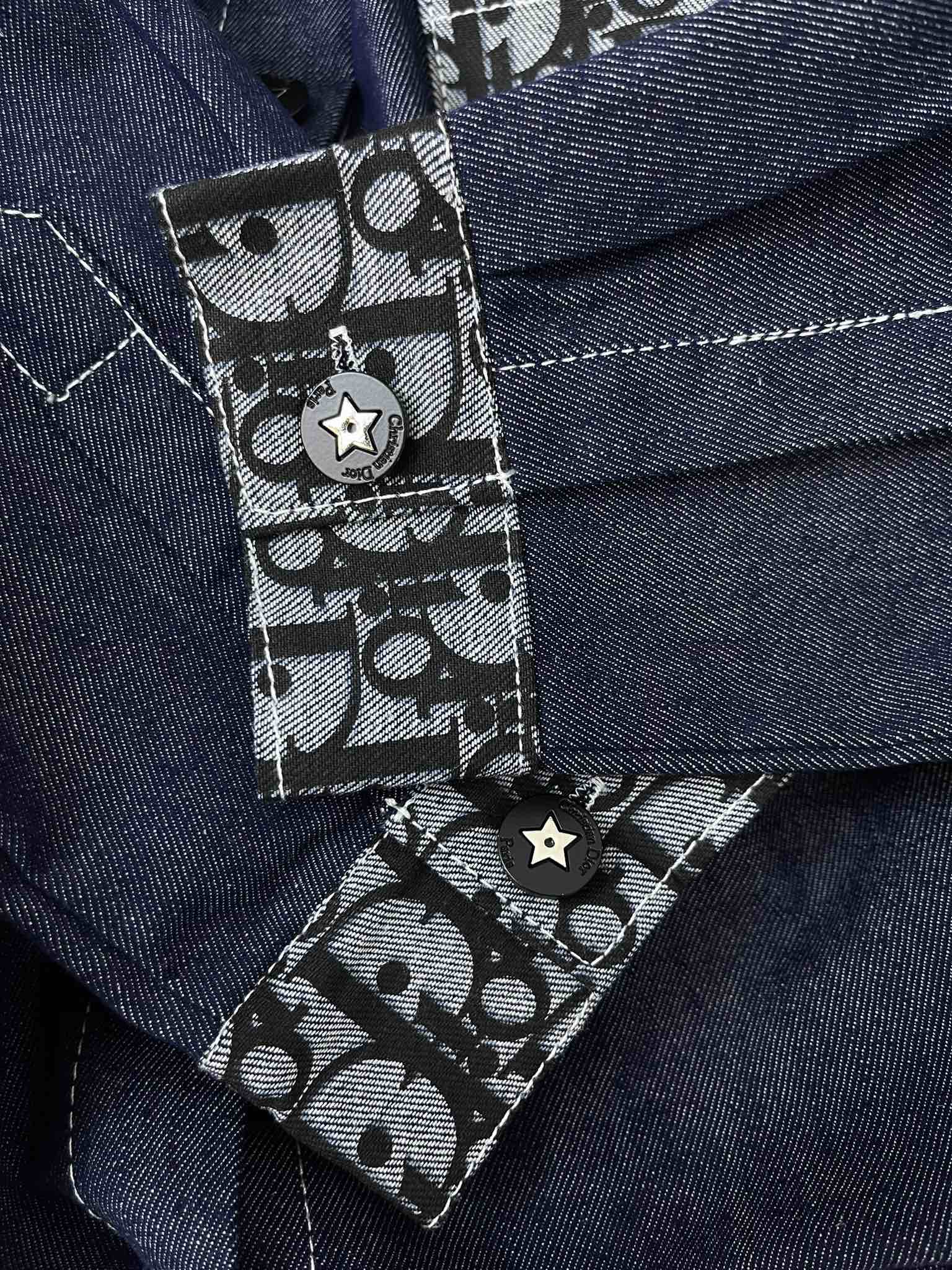 ディオールの服コピー アウター 純綿 通勤 トップス ジャケット デニム 柔らかい ブルー_13