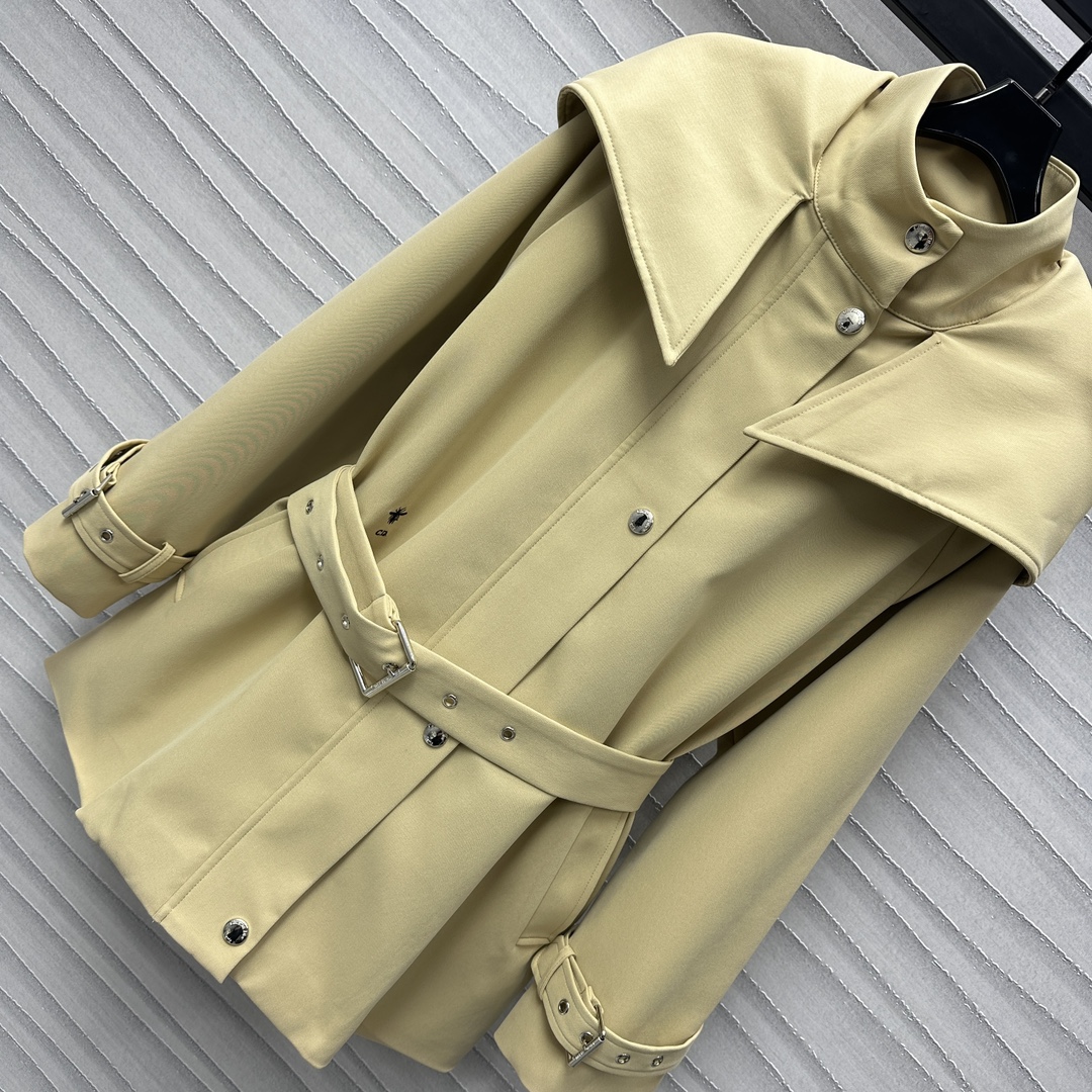 人気新作アイテム ディオールの服偽物 トップス アウター 保温 防風 コート ジャケット ブラウン_4