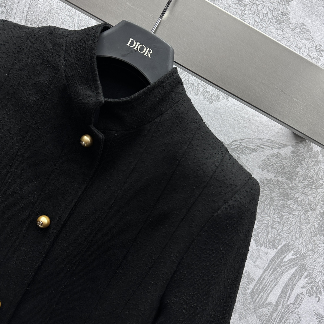 激安レディジャケット ディオールの服Ｎ級品 トップス アウター プリント 優雅 柔軟 ショット ブラック_4