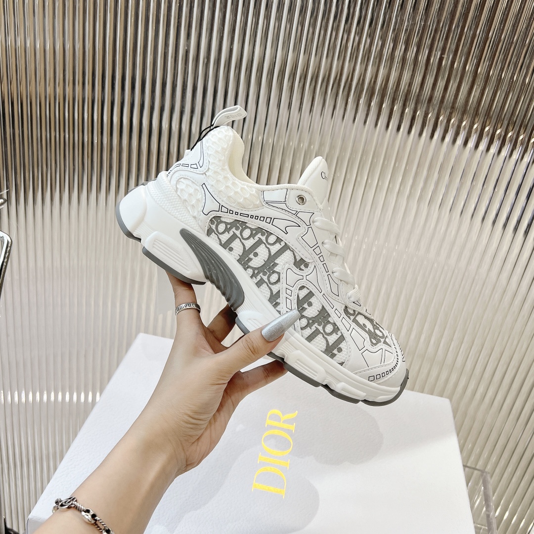 dior メンズ スニーカーコピー 歩きやすい カジュアル シューズ 運動 ランニング レディース ホワイト_9