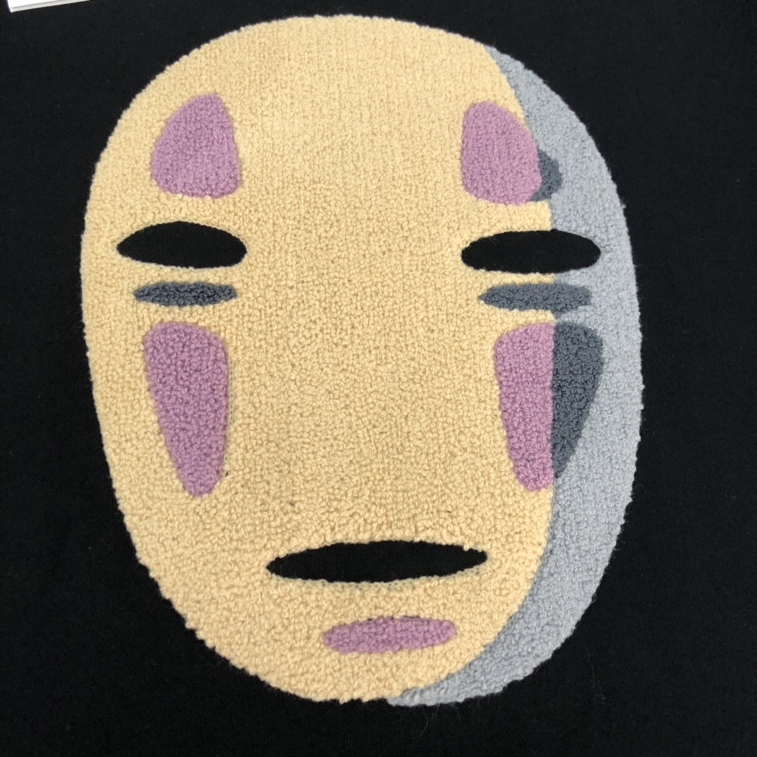人気 ロエベ パーカー偽物 柔らかい 千と千尋 シンプル カジュアル 純綿 通気性いい ブラック_5