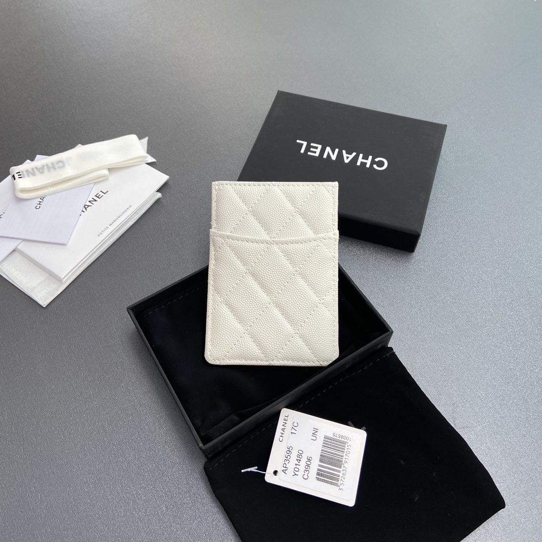 数量限定 シャネル 財布 ミニコピー 優雅 カートバッグ イタリア革 レザー シンプル 3595 ホワイト_7