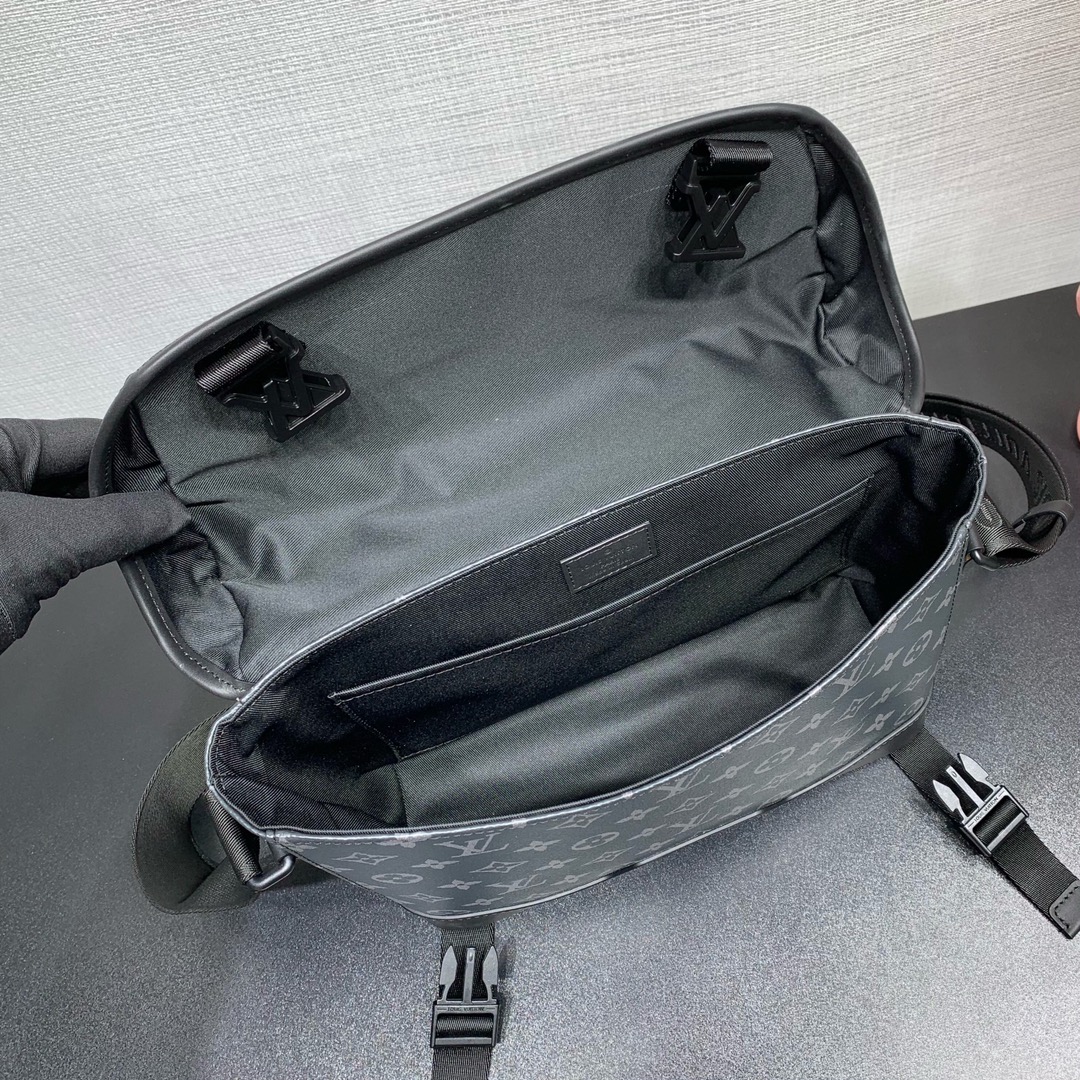 人気新品 ヴィトン バッグ 色落ちスーパーコピー レザー 本革 柔らかい 斜め掛けバッグ M12517 ブラック_7