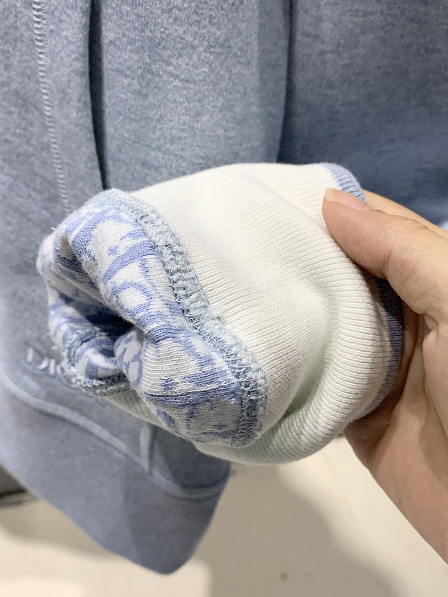 ディオールジャケットＮ級品 トップス アウター 運動服 ランニング 純綿 フード付き グレイ_3