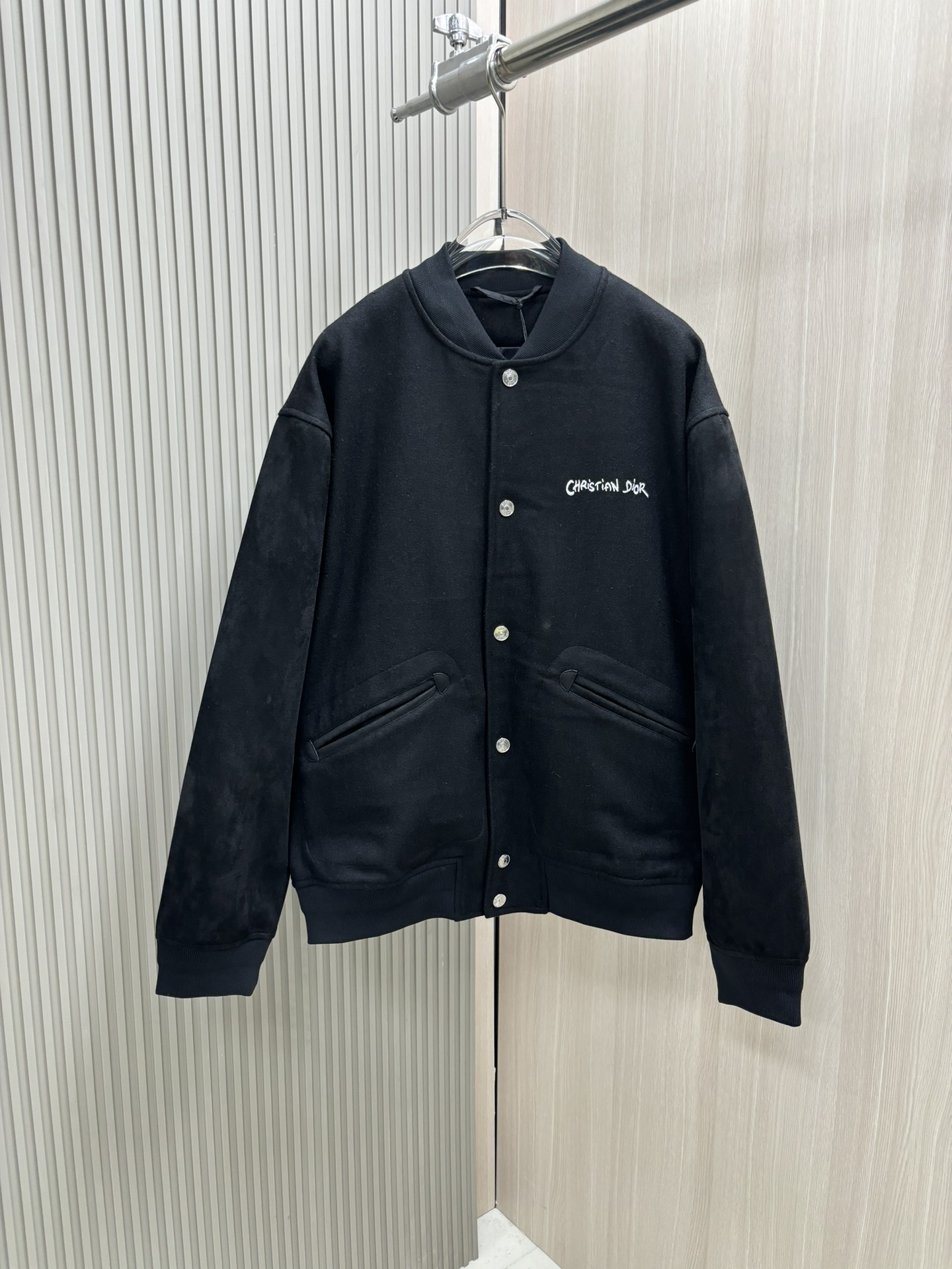 人気定番 テディジャケット とはコピー トップス アウター 暖かい カジュアル 野球服 ブラック_1