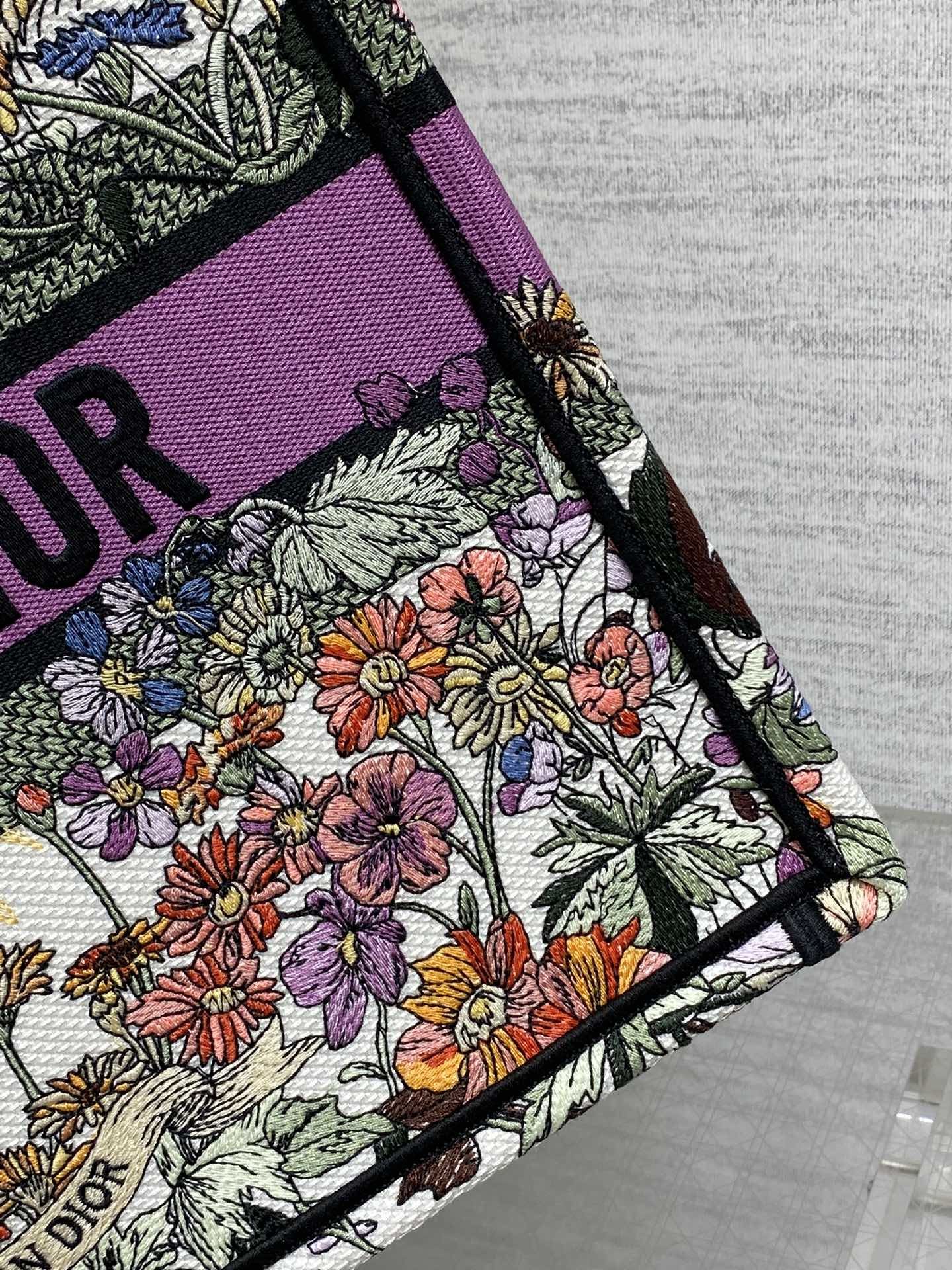 優雅バッグ Mサイズ dior ボストン バッグ偽物 ハンドバッグ 斜め掛けバッグ 大容量 刺繍 カラフル_3