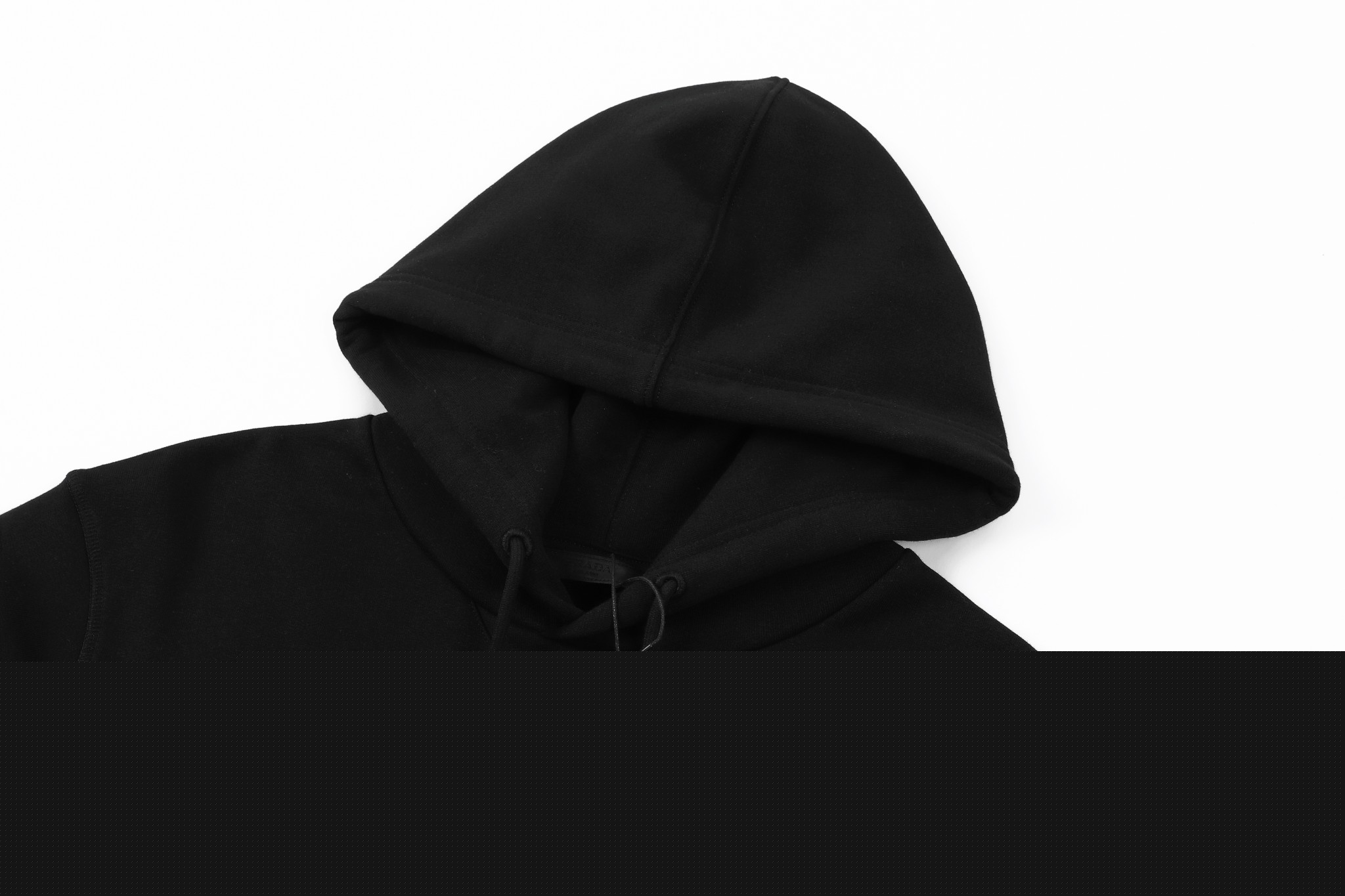 プラダパーカーメルカリ激安通販 純綿 トップス フード付き シンプル 暖かい ゆったり 男女兼用 ブラック_3