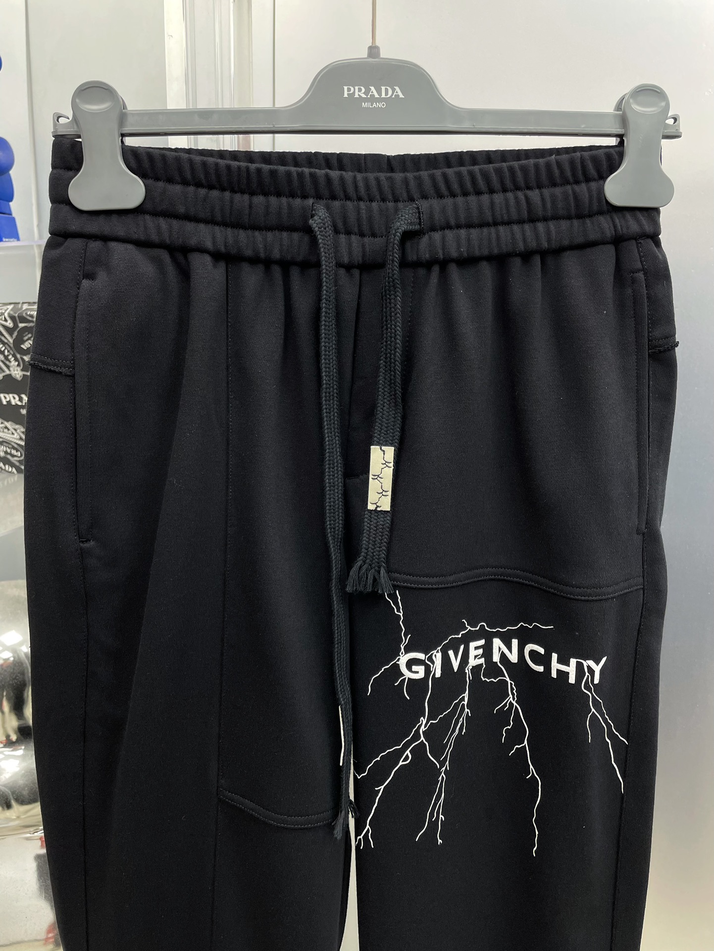 超激得価格 ジバンシー カーゴパンツ偽物 触り心地が良い 純綿 ランニング 運動 ランニング ブラック_3