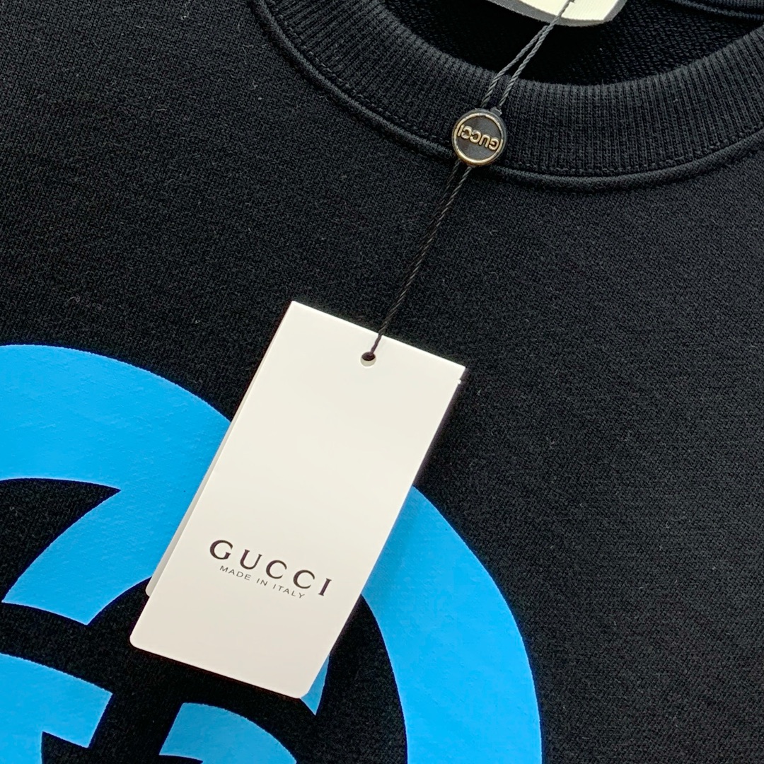 お得品‼gucci パーカー 公式スーパーコピー 柔軟  ゆったり トップス 純綿 通気性いい プリント ブラック_5