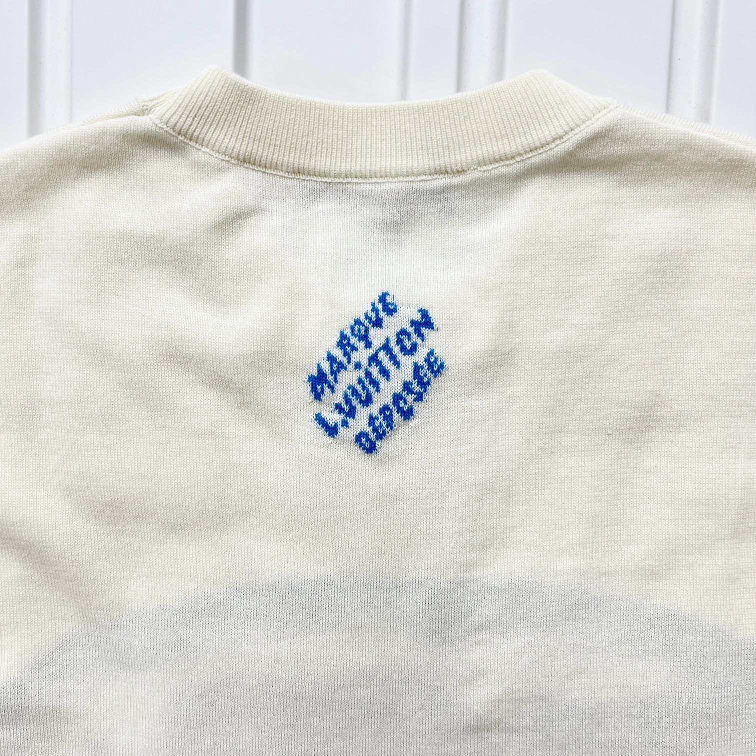 大人気 ルイヴィトンtシャツ メンズ偽物 プリント トップス 半袖  純綿 触り心地が良い ホワイト_7