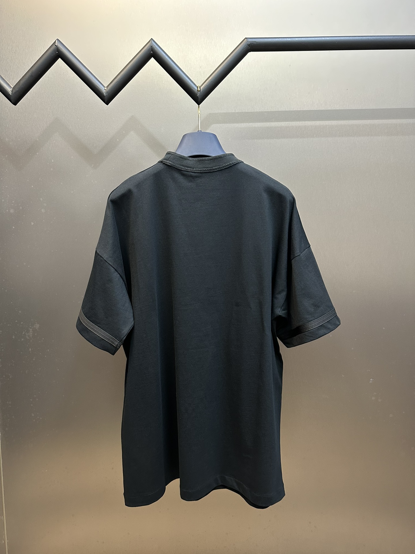 ストーン アイランド t シャツスーパーコピー トップス 半袖 Dior & Stone Islandコラボ 純綿 ブラック_4