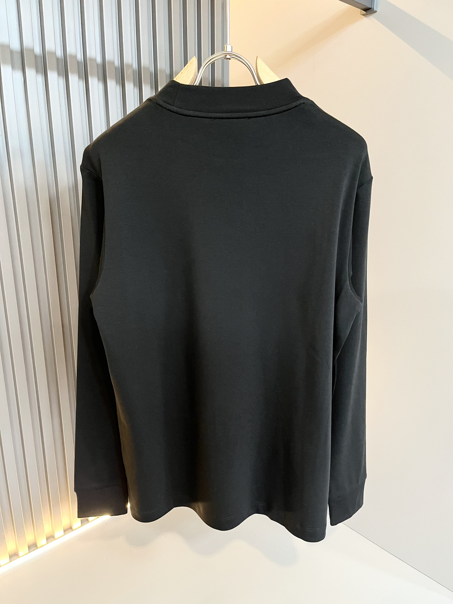 chanel t シャツコピー カジュアル トップス 男女兼用 ロゴ刺繍 長袖 純綿 ブラック_3