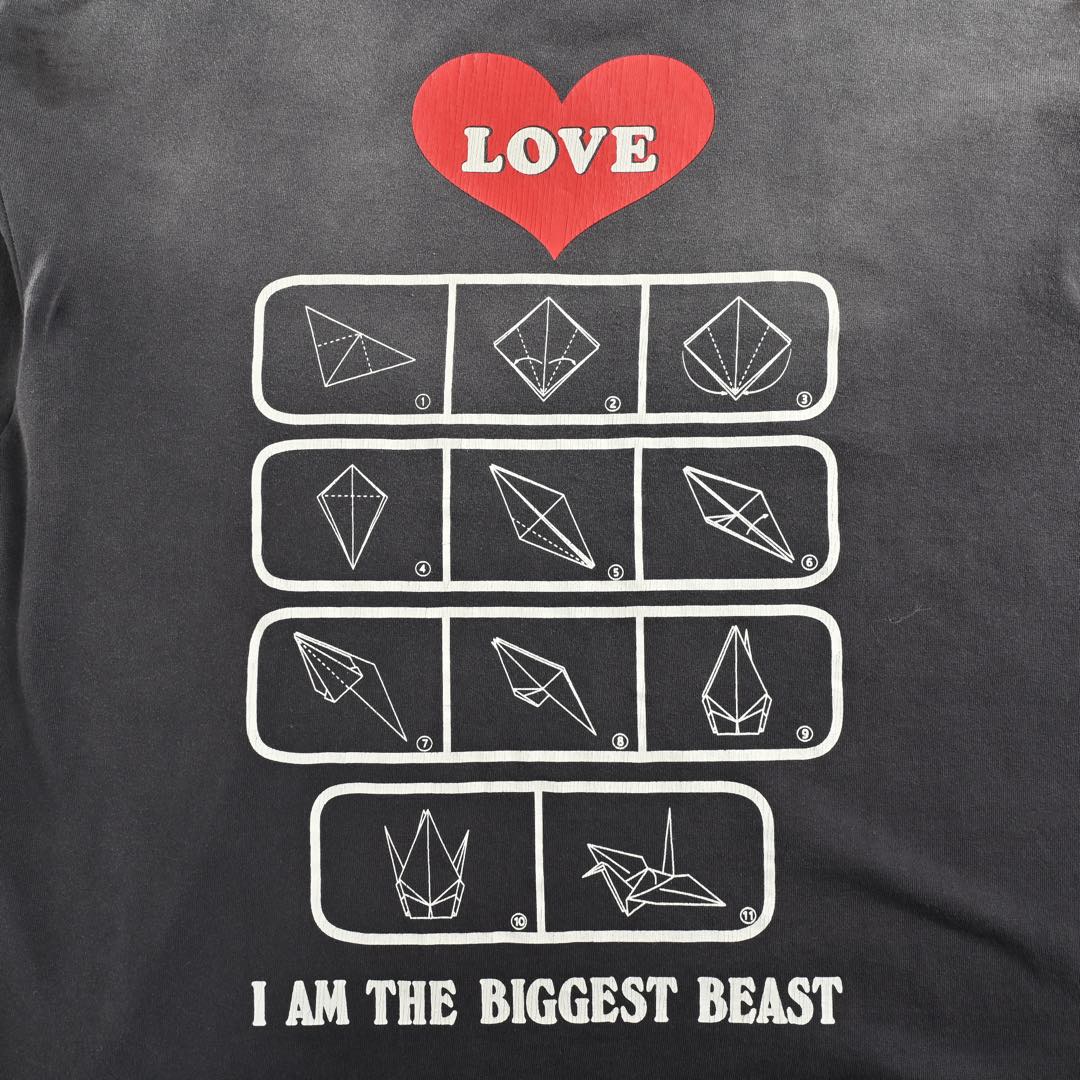 セントマイケルtシャツコーデスーパーコピー トップス 純綿 プリント 夏 ながそで シンプル ブラック_7