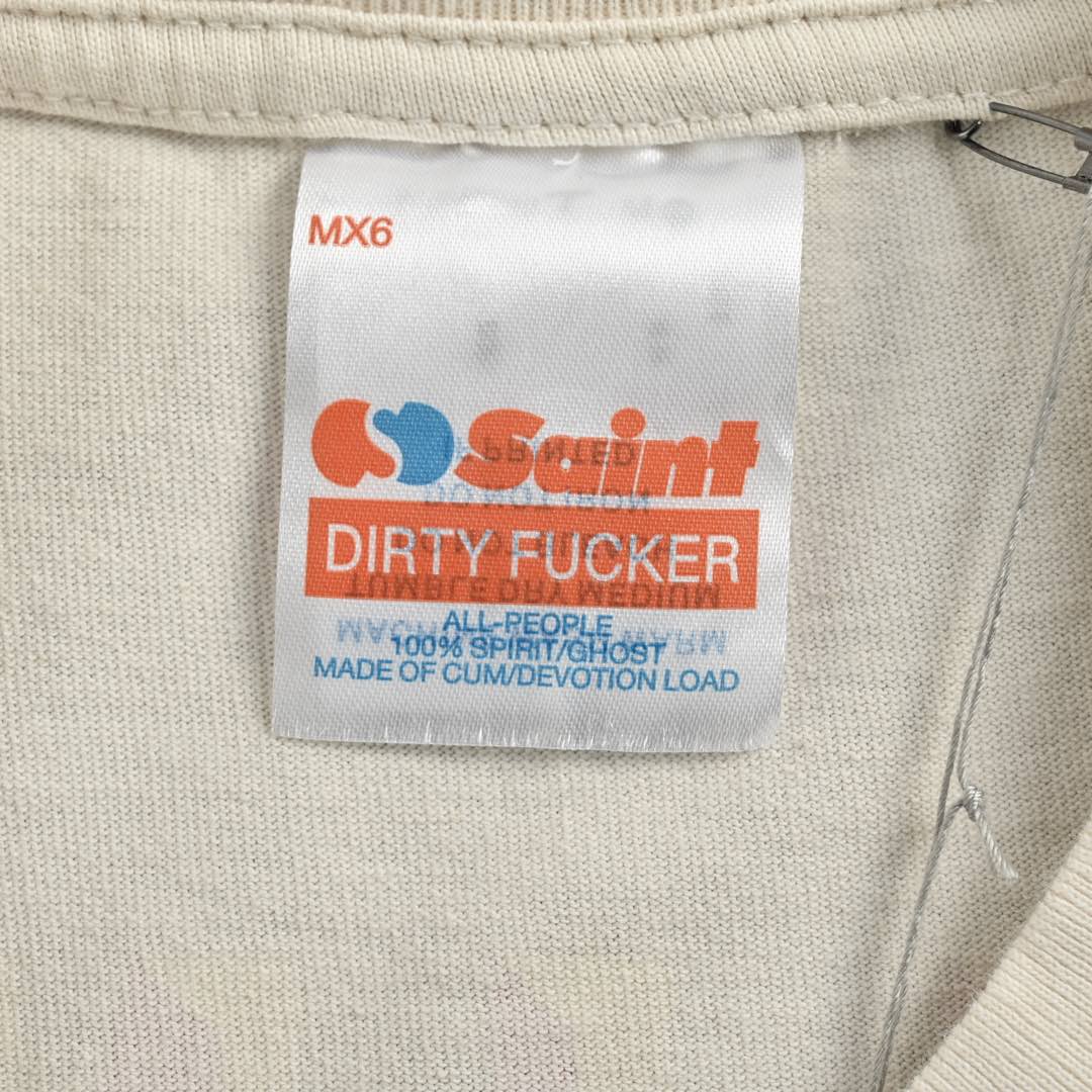 セントマイケル tシャツ 元ネタコピー 長袖 トップス 純綿プリント 秋新作 シンプル ホワイト_5