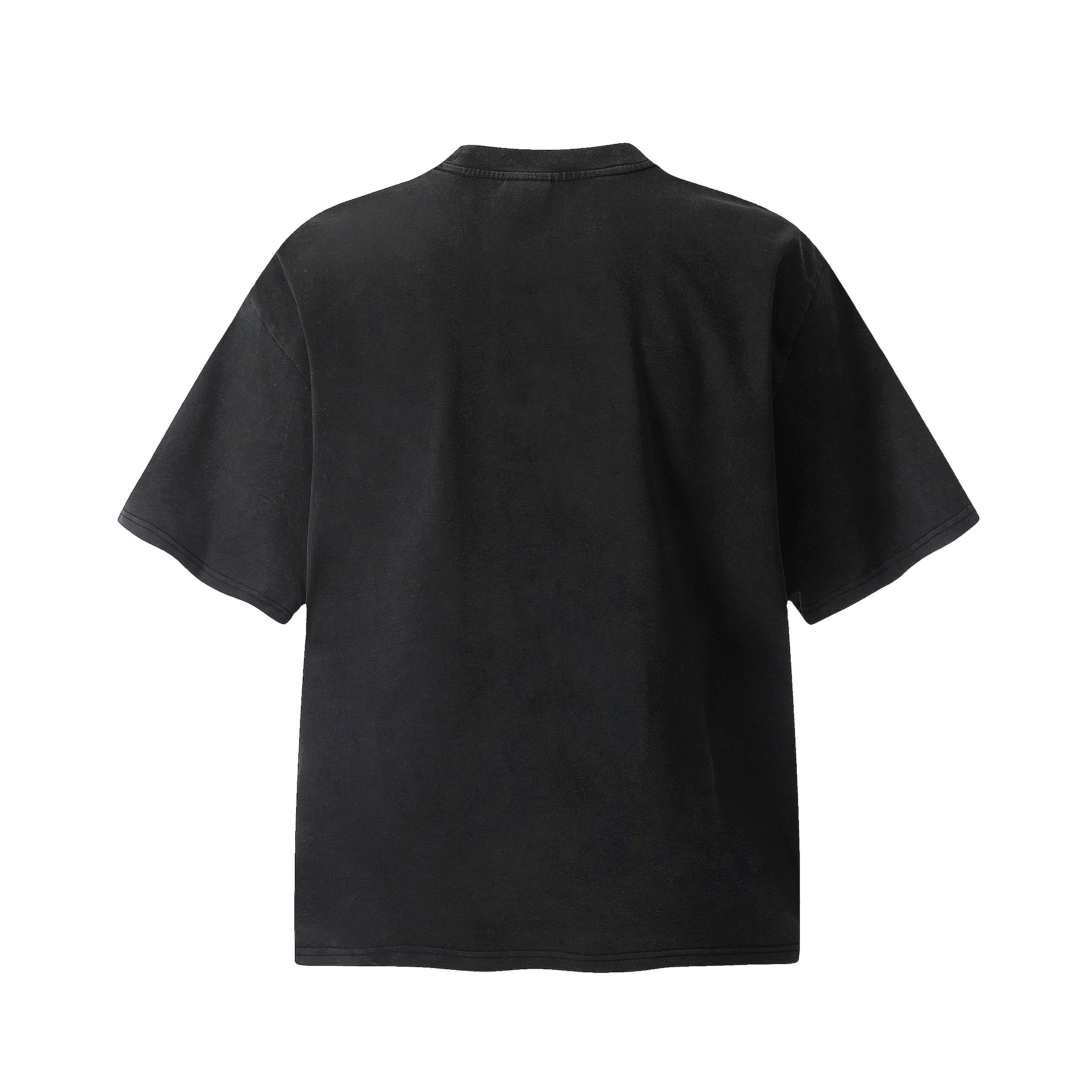 セントマイケル 東京スーパーコピー 綿 トップス 半袖 Ｔシャツ V9146 プリント ブラック_2