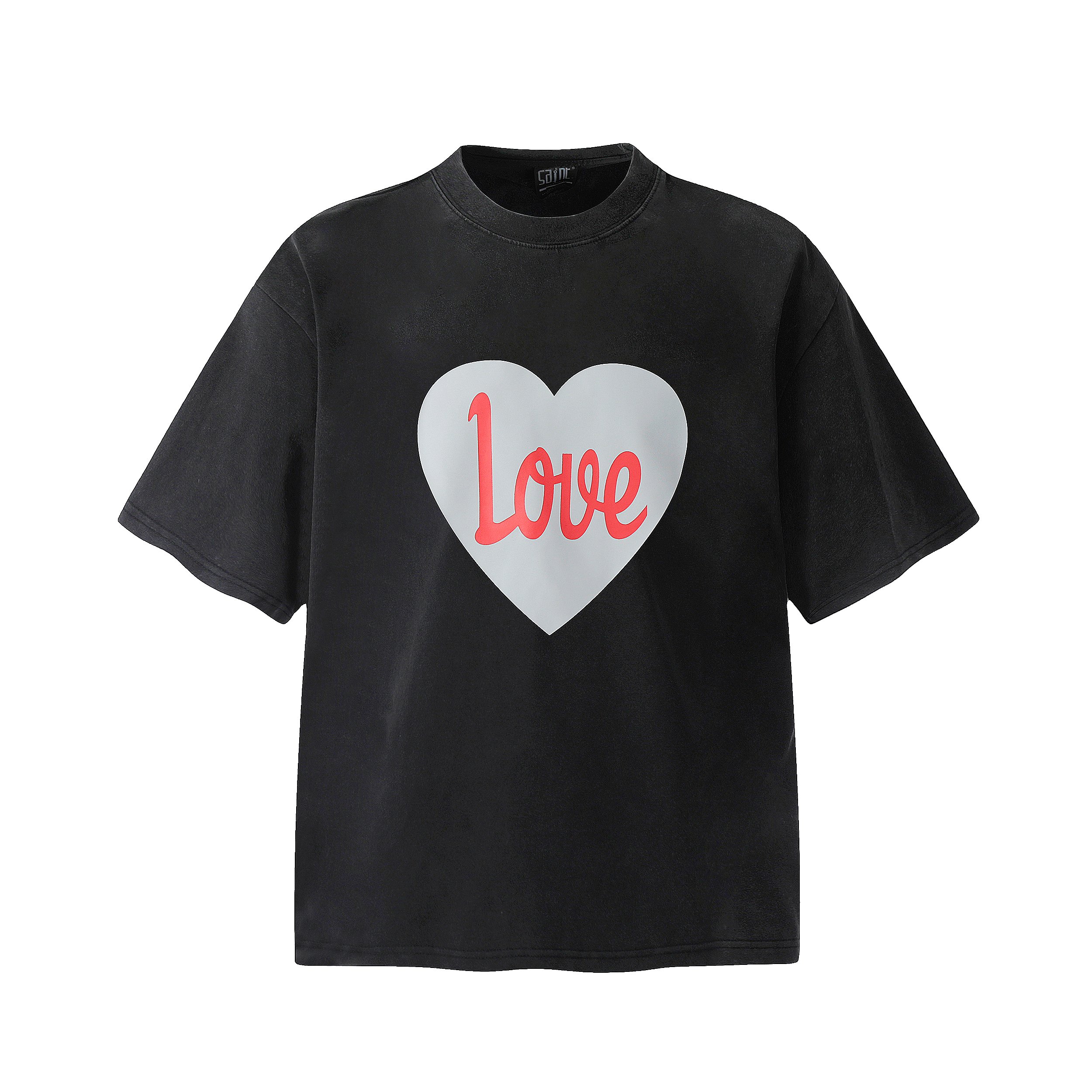 セントマイケル 服偽物 綿 トップス 半袖 Ｔシャツ VT9145 プリント 高級感たっぷり ブラック_1
