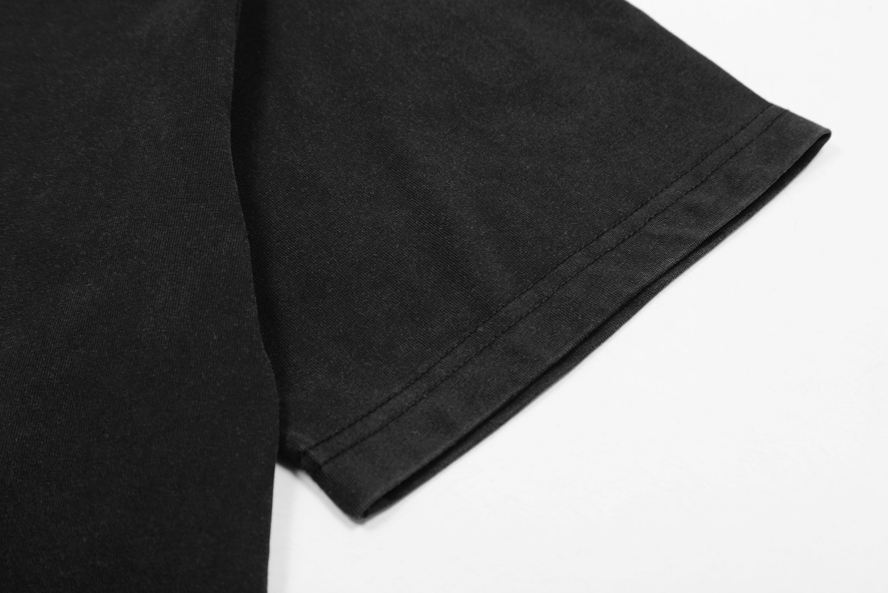セントマイケル 服偽物 綿 トップス 半袖 Ｔシャツ VT9145 プリント 高級感たっぷり ブラック_8