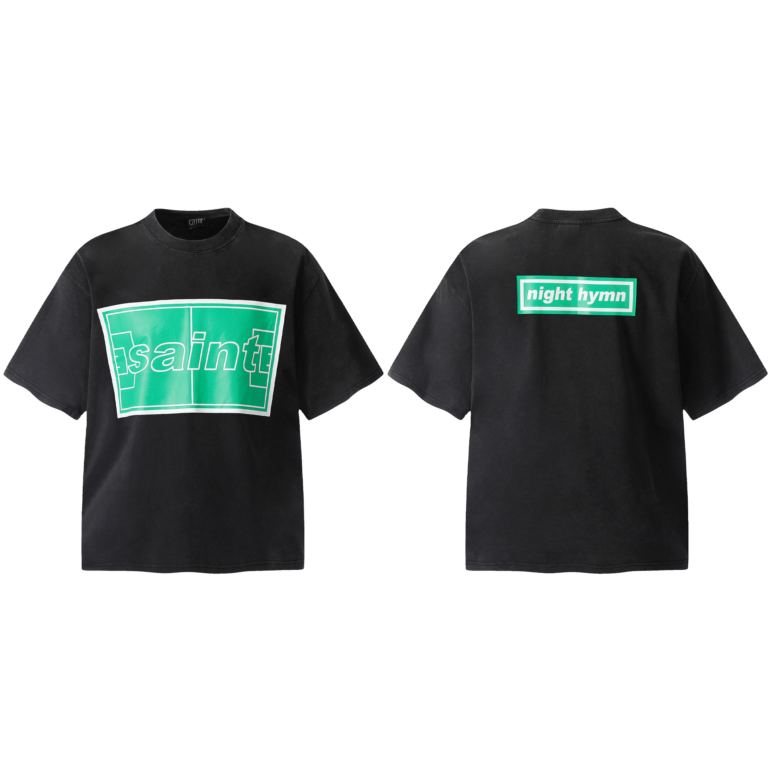 セントマイケル 横浜コピー 綿 トップス 半袖 Ｔシャツ VT9143 プリント 高級感たっぷり ブラック_1