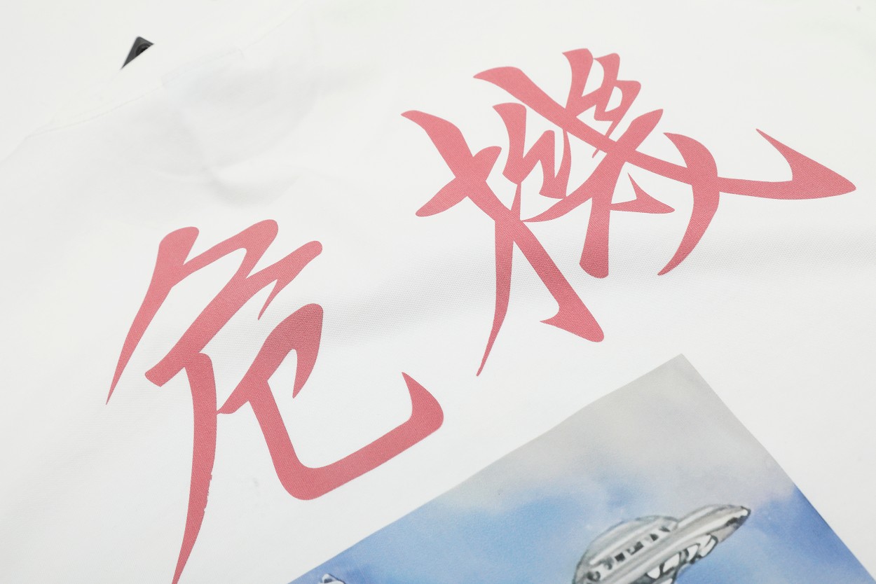 ドライな肌触り  セントマイケル tシャツ メルカリ偽物 100％綿 トップス 半袖 VT9132 プリント ホワイト_8