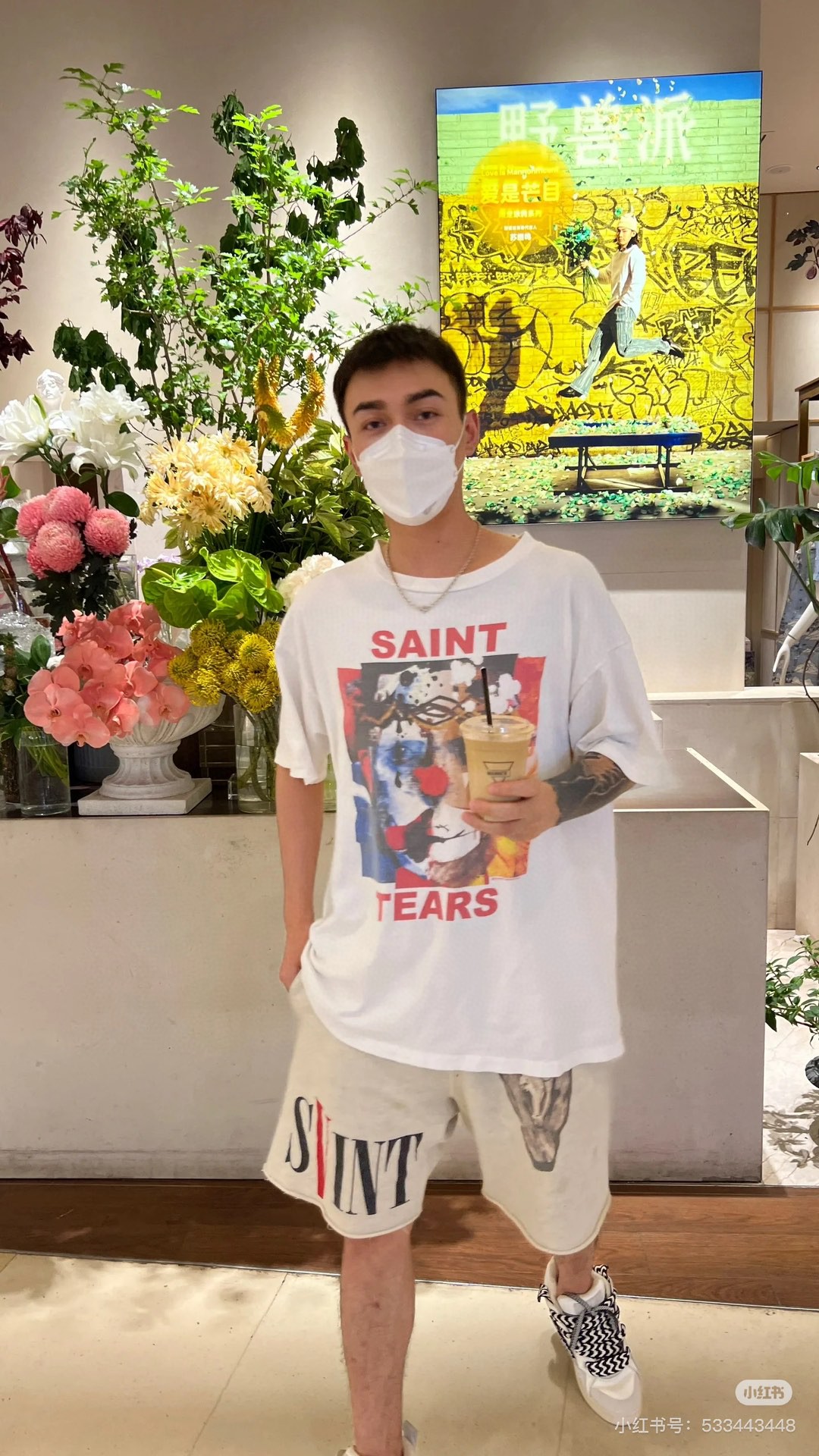 SMセントマイケル tシャツ サイズ感スーパーコピー 100％綿 トップス 短袖 VT9127 プリント ホワイト_20