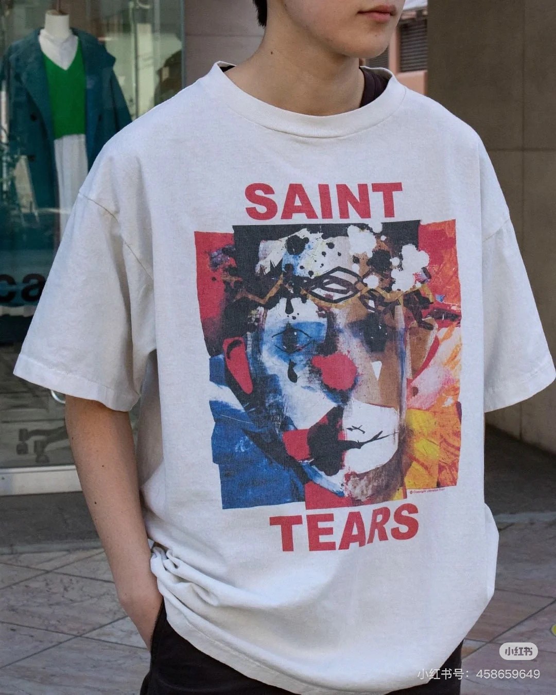 SMセントマイケル tシャツ サイズ感スーパーコピー 100％綿 トップス 短袖 VT9127 プリント ホワイト_26