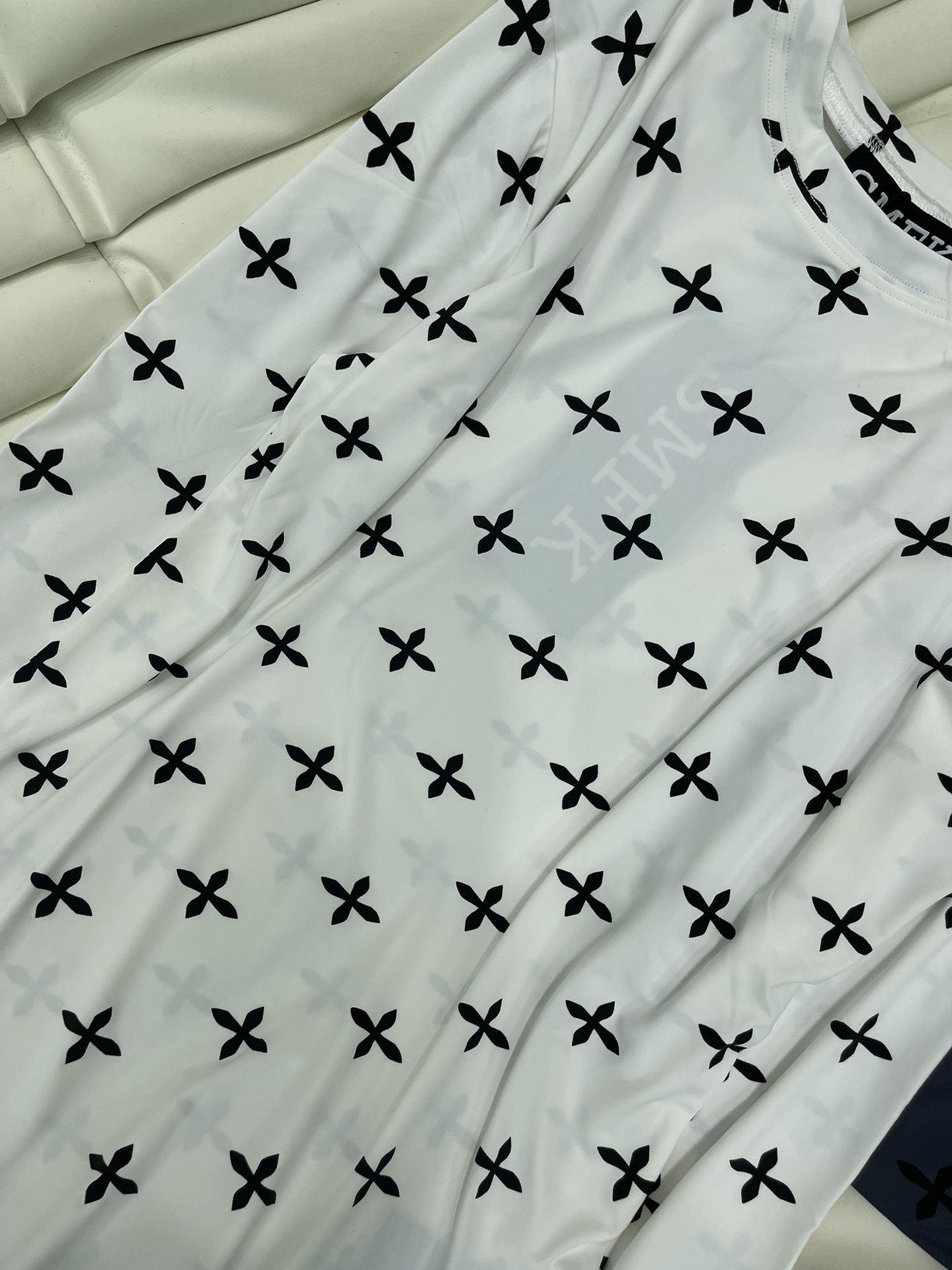 SMFK tシャツヤーン 専門店スーパーコピー100%綿 トップス 長袖 シンプル ゆったり プリント ホワイト_6