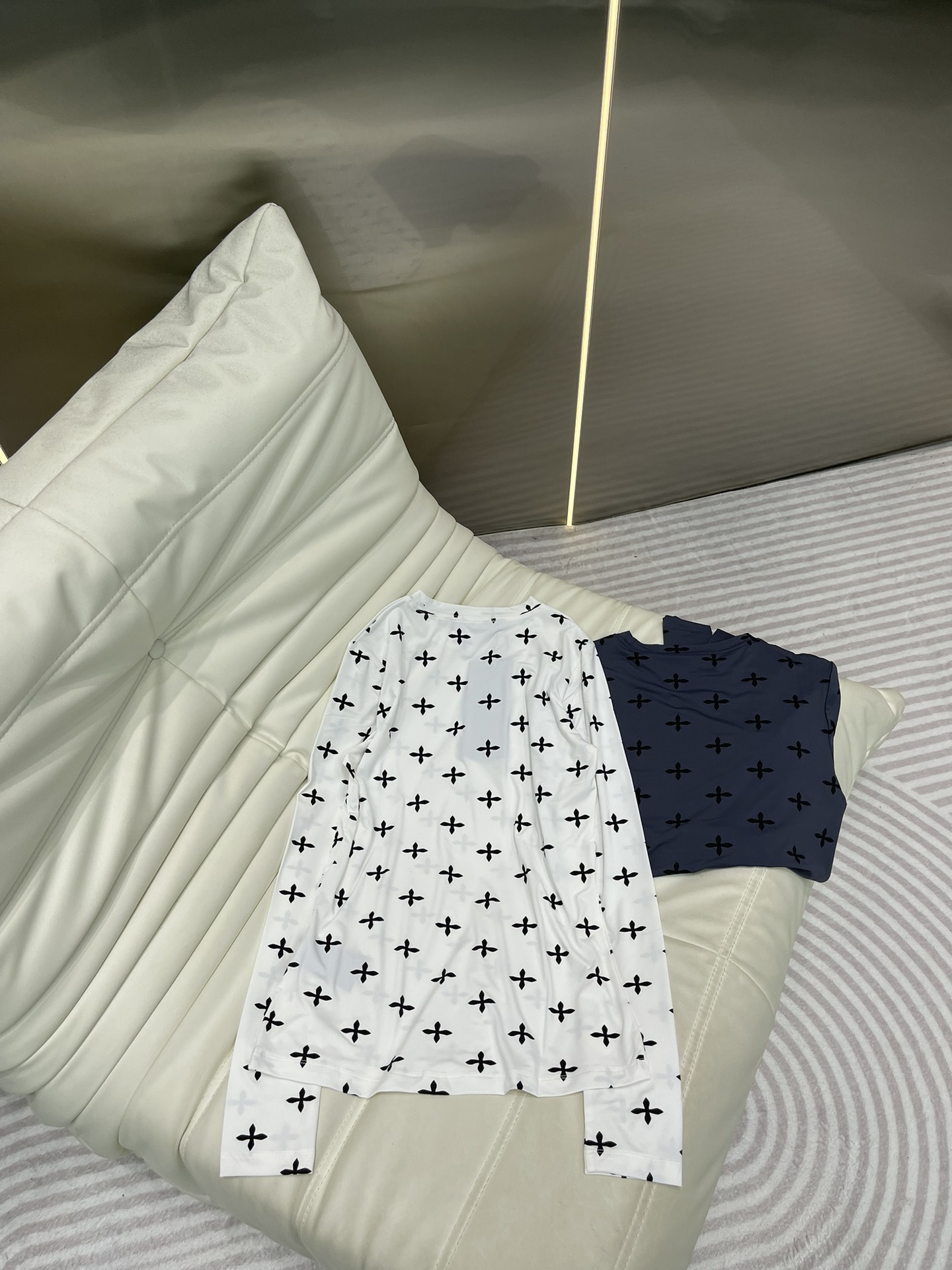 SMFK tシャツヤーン 専門店スーパーコピー100%綿 トップス 長袖 シンプル ゆったり プリント ホワイト_9