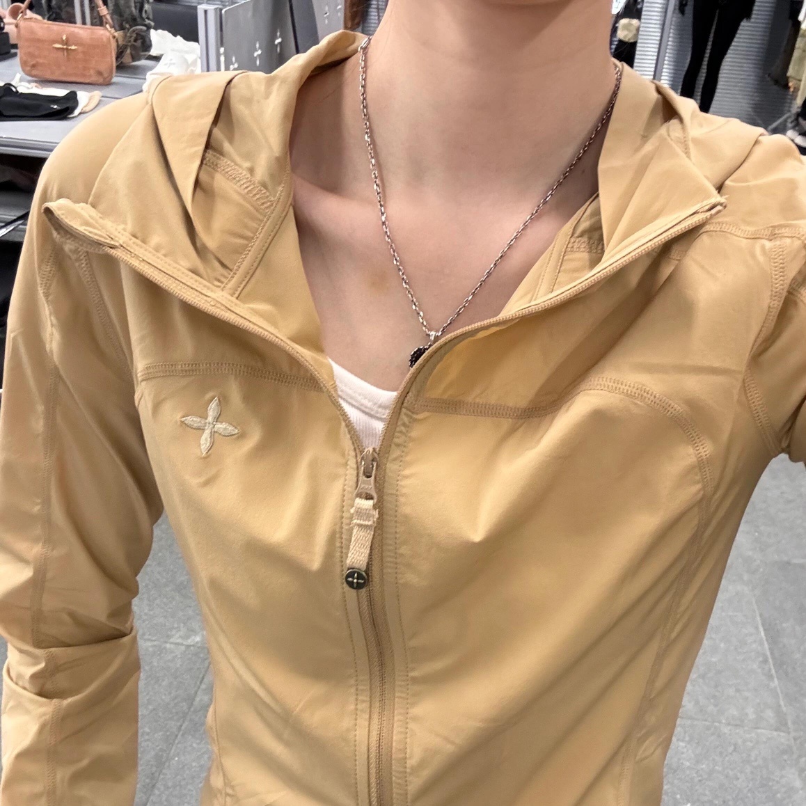 smfk 中国コピー ショットアウター トップス ゆったりずぼん パンツ 100%綿 2点セット イエロー_7