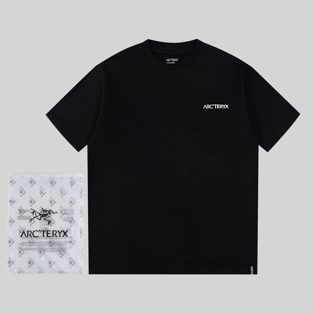お得品‼アークテリクス スプリット t シャツ激安通販 純綿 トップス プリント 男女兼用 やわらかい ブラック_1