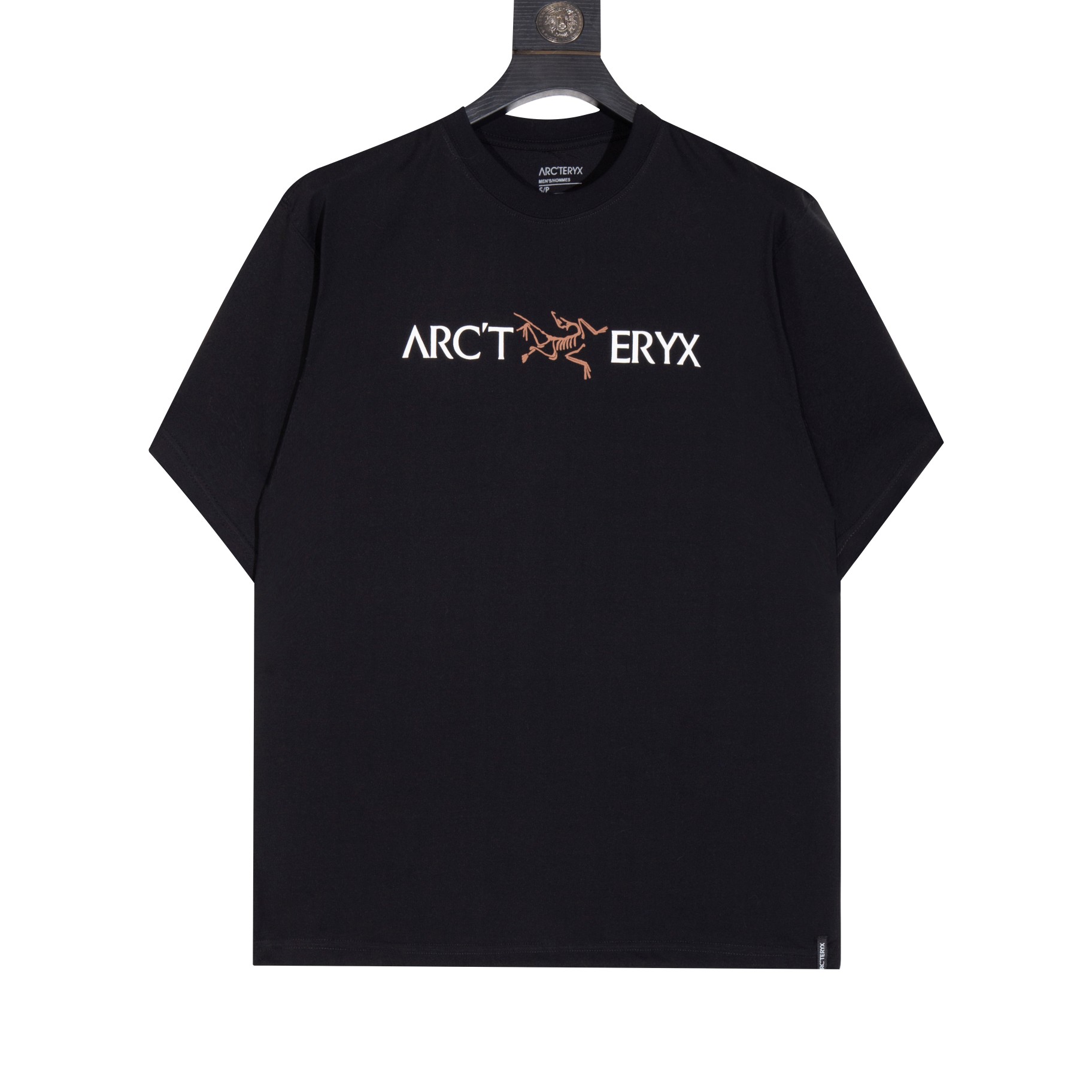 最新到着‼アークテリクス t シャツ 楽天偽物 シンプル カップル 半袖 純綿 トップス プリント ブラック_1