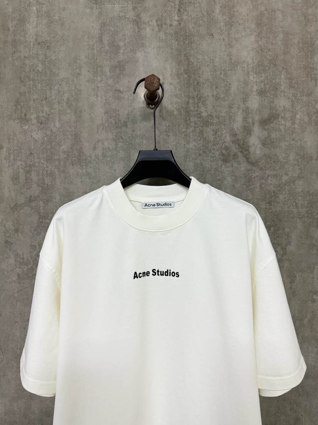アクネストゥディオズ tシャツスーパーコピー 純綿 トップス 短袖 プリント 通気性いい ホワイト_3