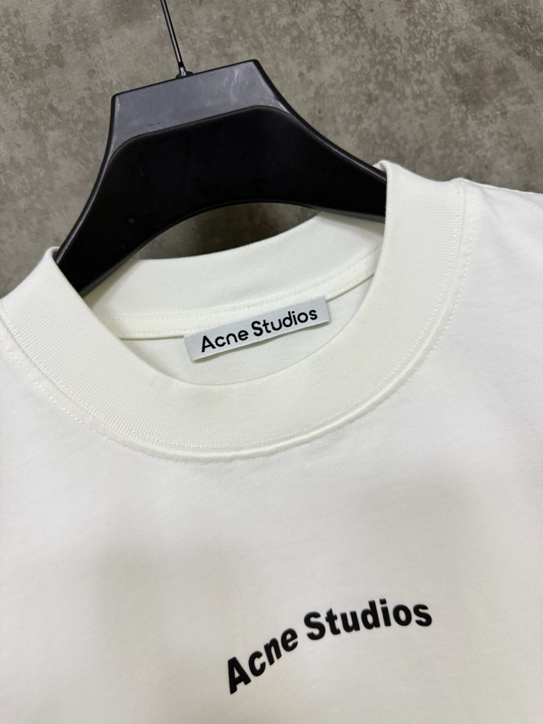 アクネストゥディオズ tシャツスーパーコピー 純綿 トップス 短袖 プリント 通気性いい ホワイト_9