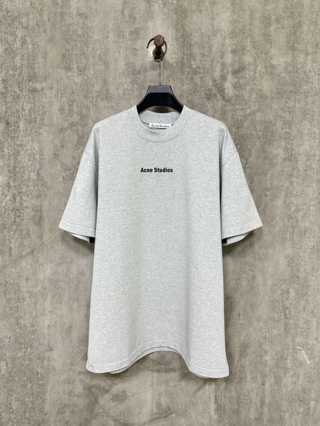 超激得価格 アクネストゥディオ tシャツ偽物 純綿 トップス 短袖 プリント 通気性いい グレイ_1