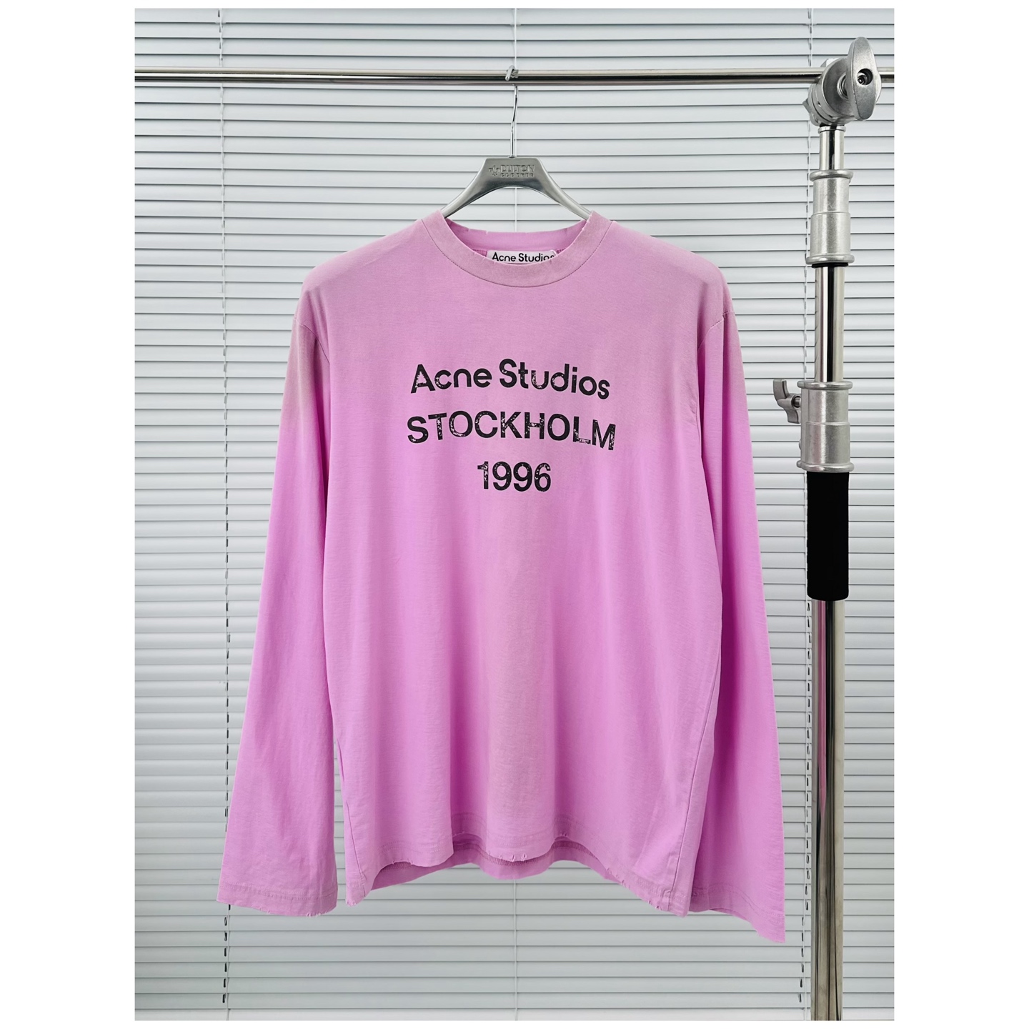 アクネストゥディオズ メンズ tシャツ偽物 シンプル 純綿 長袖トップス ロゴプリント 三つ色可選_1