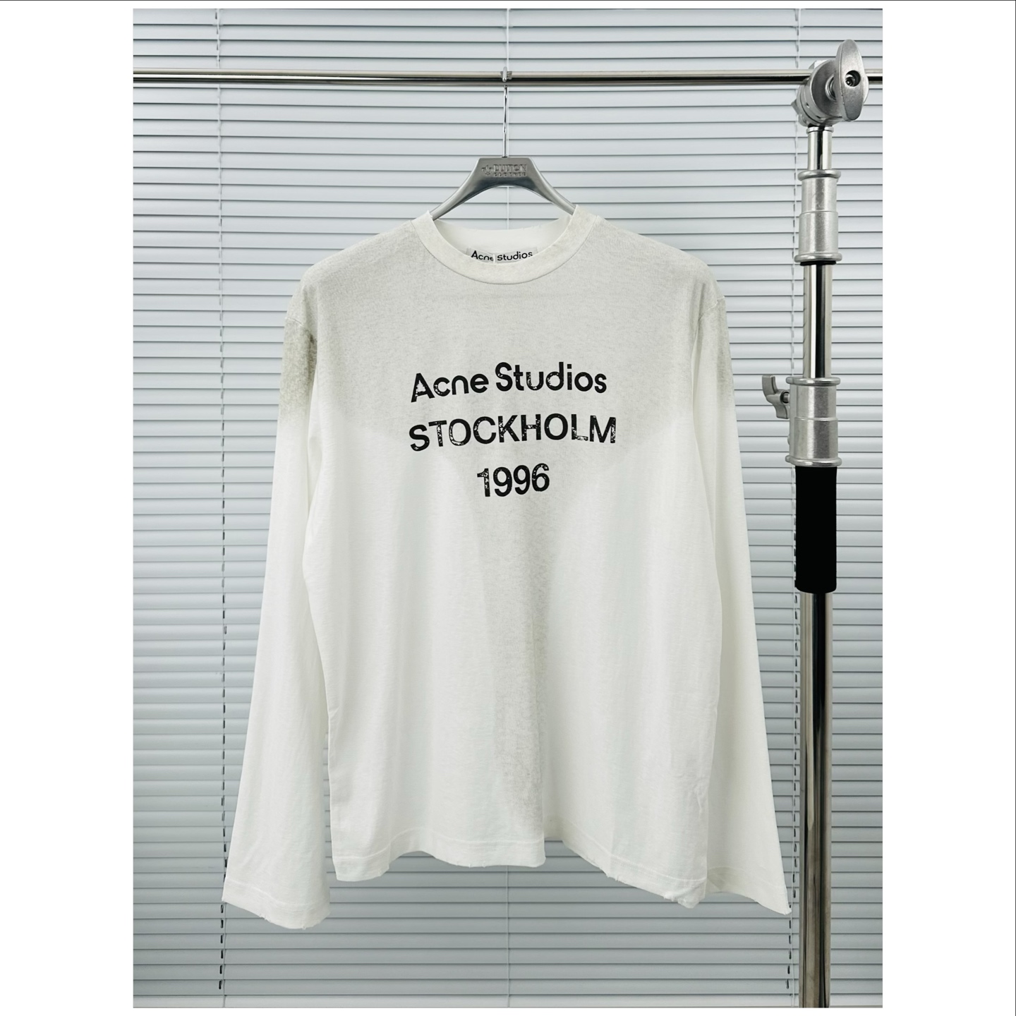 アクネストゥディオズ メンズ tシャツ偽物 シンプル 純綿 長袖トップス ロゴプリント 三つ色可選_3