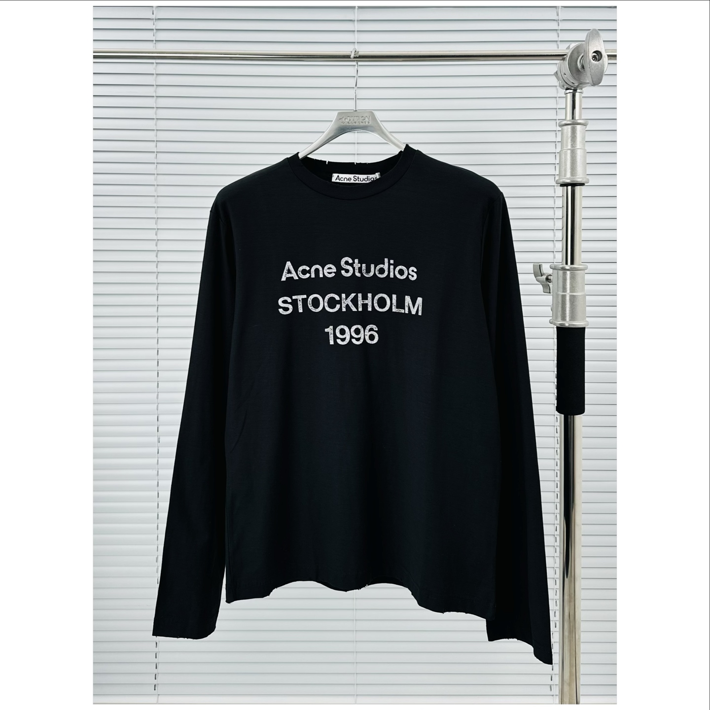 アクネストゥディオズ メンズ tシャツ偽物 シンプル 純綿 長袖トップス ロゴプリント 三つ色可選_4